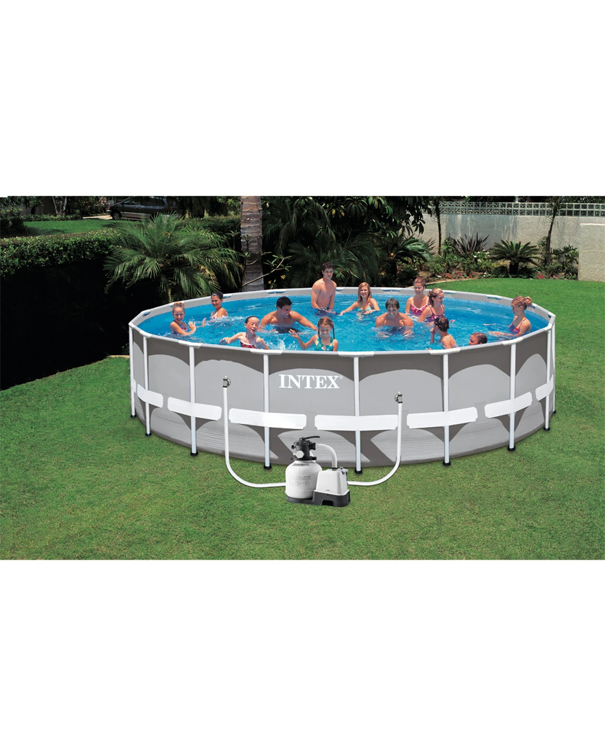 3 Intex QX2100 Sand Filter Pump Swimming Pool Saltwater Filtration System 220V - White, 3 of 3