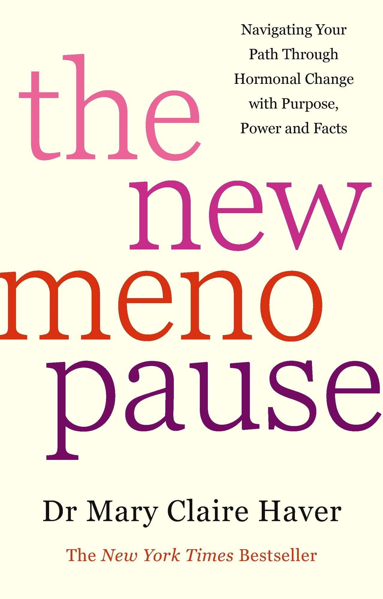 1 The New Menopause by Dr Mary Claire Haver - Book