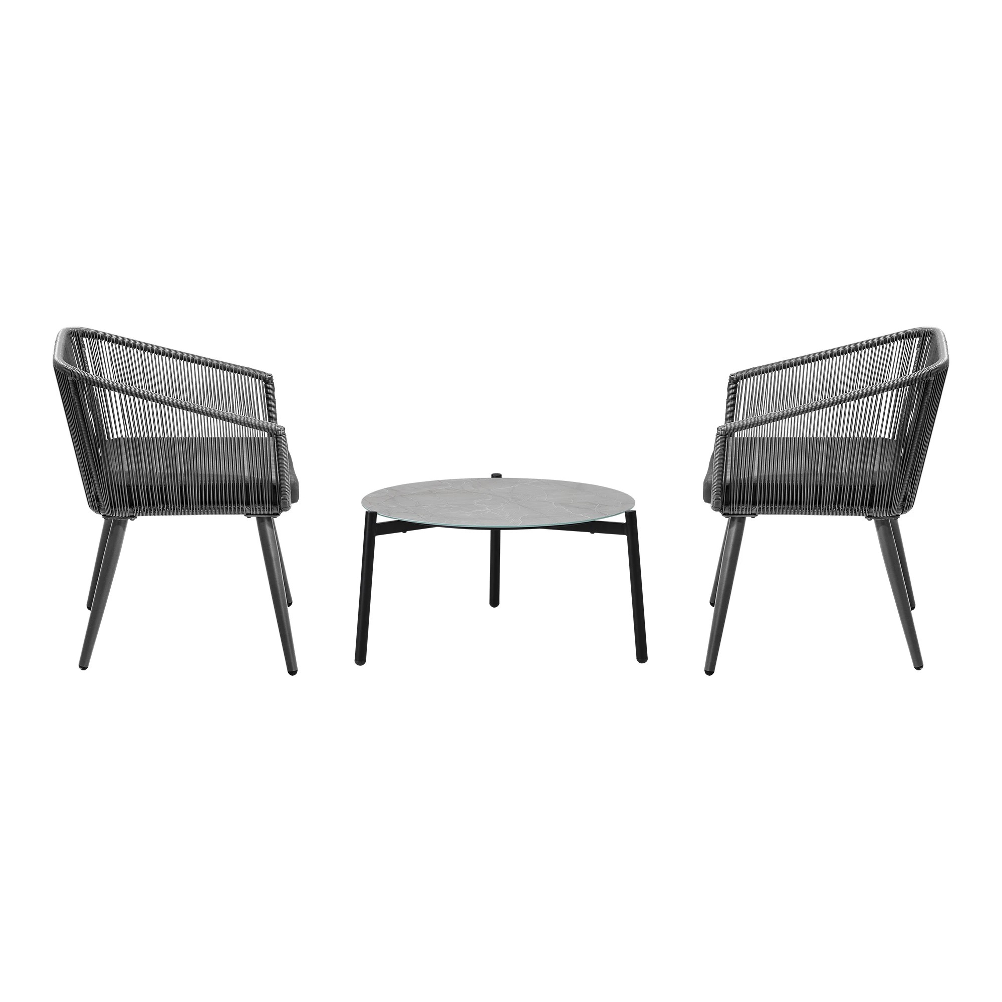 5 Livsip 3 Piece Outdoor Patio Set Lounge Furniture Setting - Multi, 5 of 8