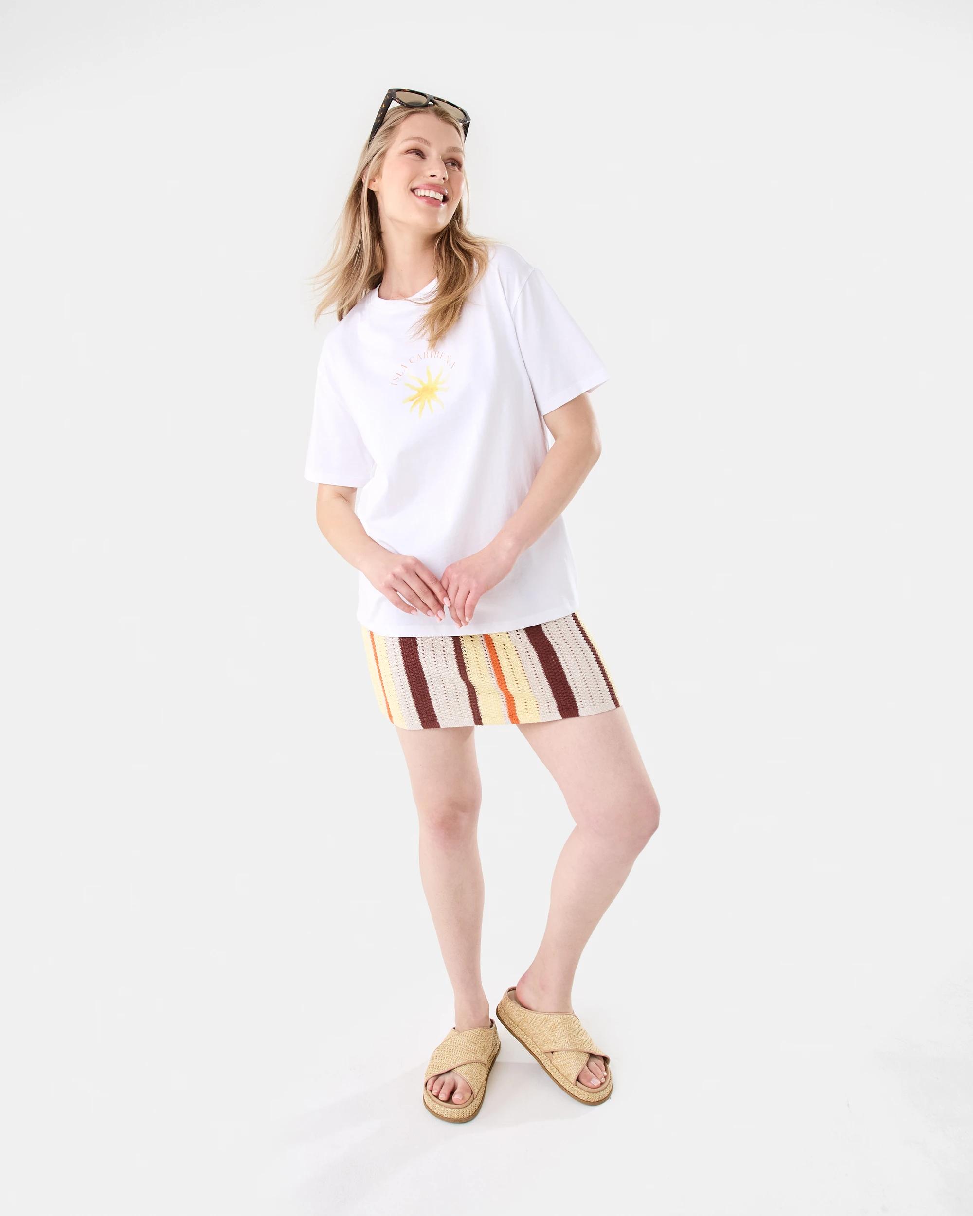 2 Short Sleeve Oversized Boyfriend T-shirt Puertorico, 2 of 8