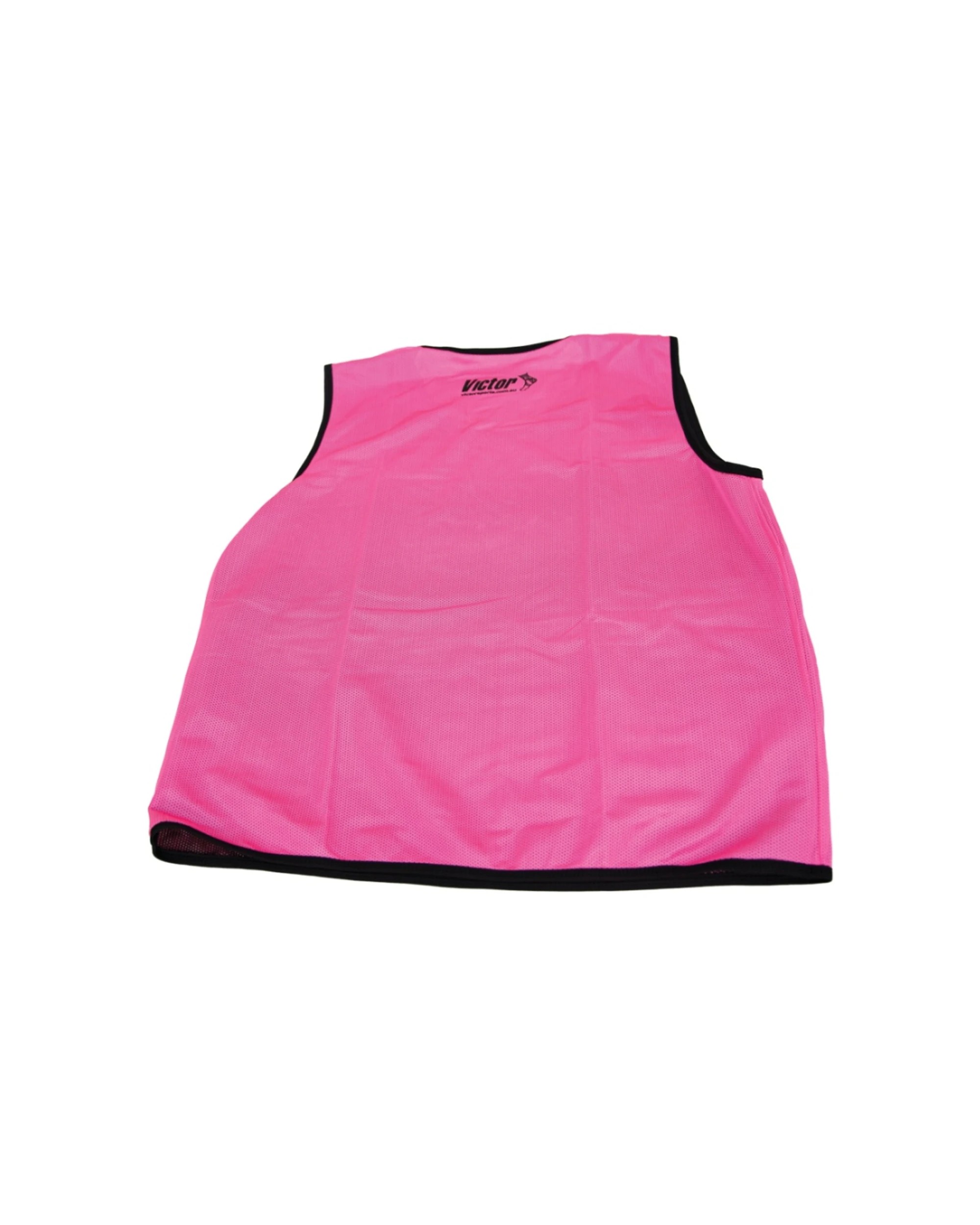 3 Victor Sports Reversible Lightweight Fitness Training Vest Polyester XL - Pink, 3 of 3