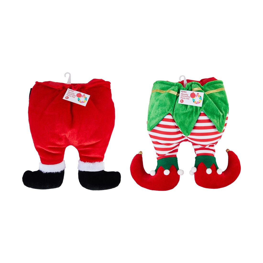 2 Novelty Christmas Pants Hat - Assorted, 2 of 2