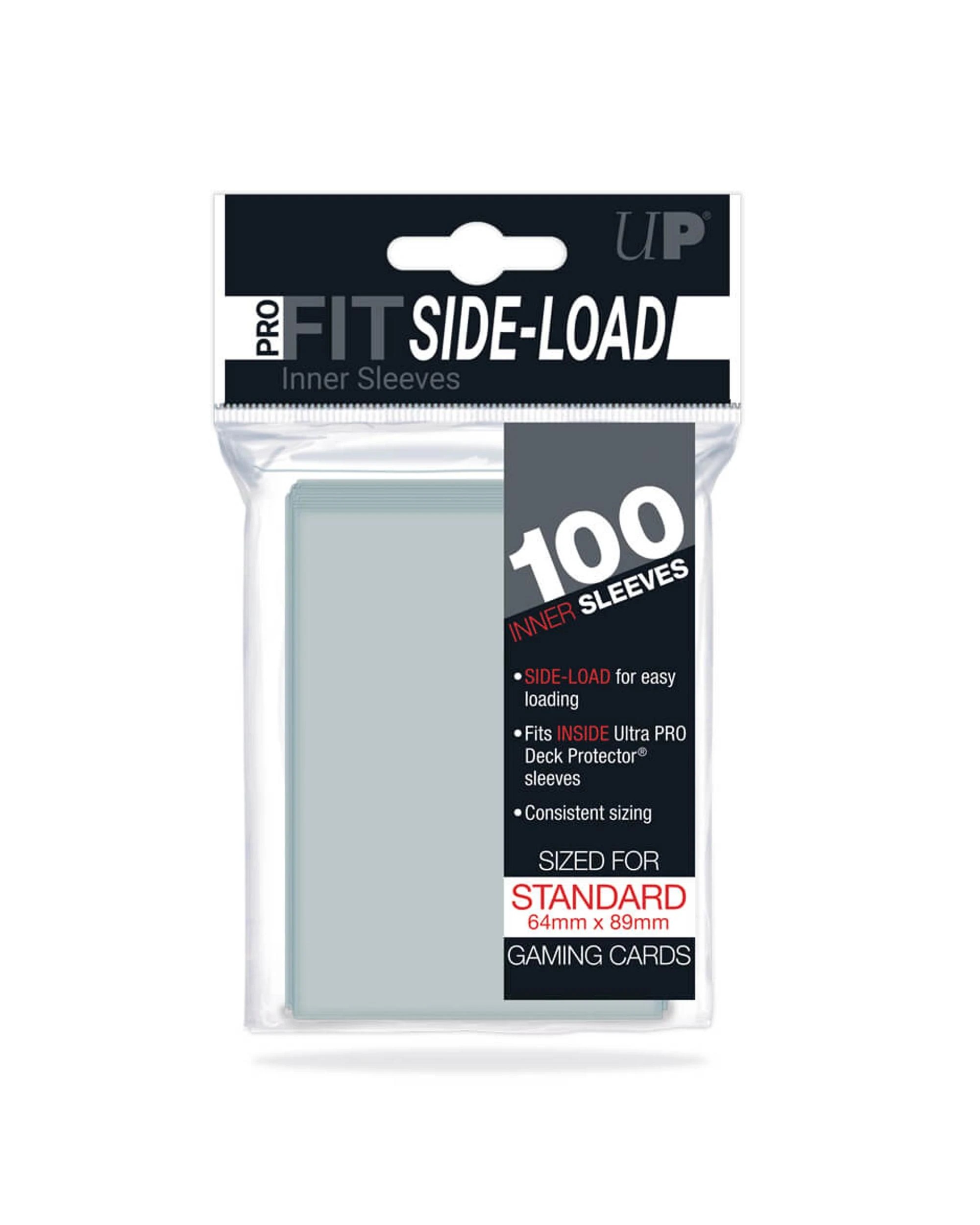 1 Ultra Pro Pro-Fit Standard Side Load Inner Sleeves Clear 100 Pack - Clear, 1 of 2