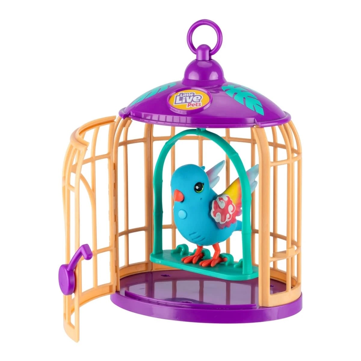 3 Little Live Pets Lil' Bird & Cage - Jungle Series Pango, 3 of 10