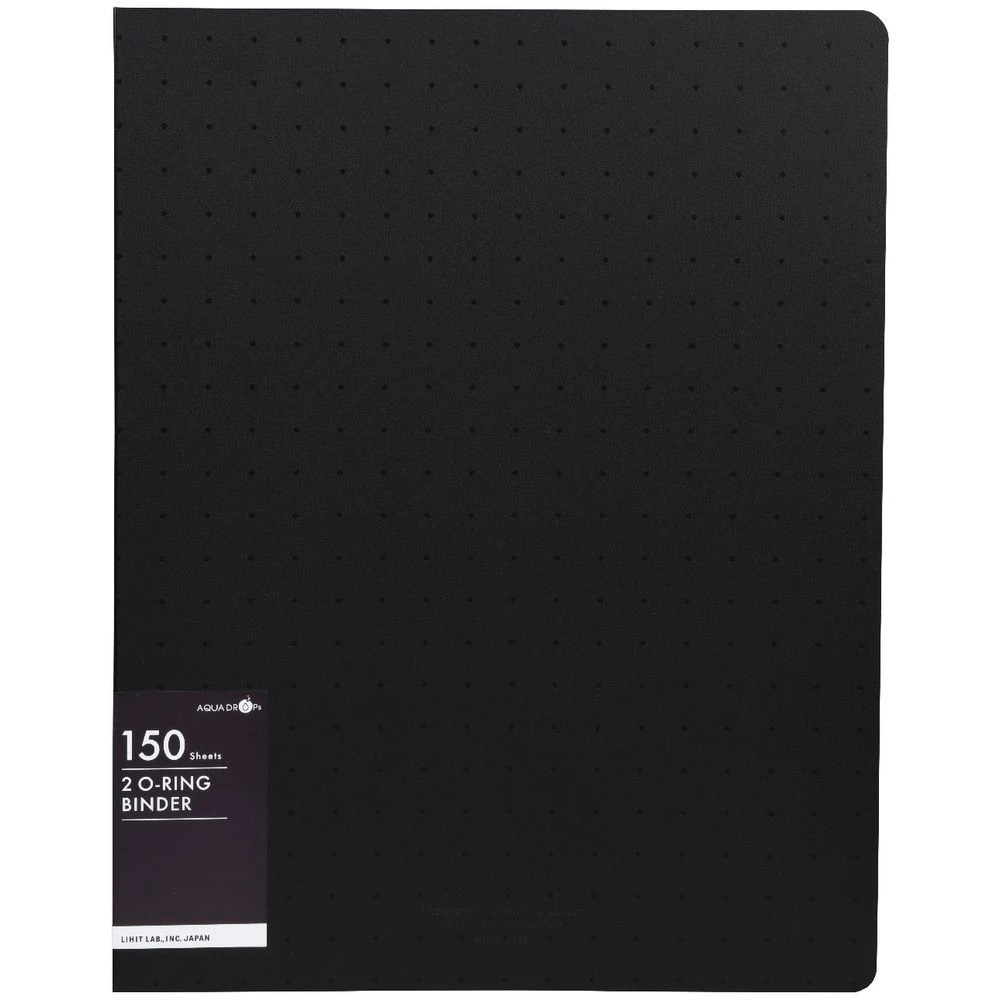 2 Aqua Drops Binder A4 2 O-Ring 18mm Twist Black, 2 of 6