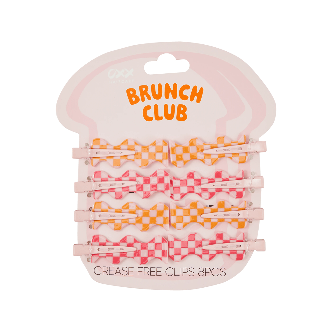 3 OXX Haircare 8 Piece Brunch Club Crease Free Clips, 3 of 3