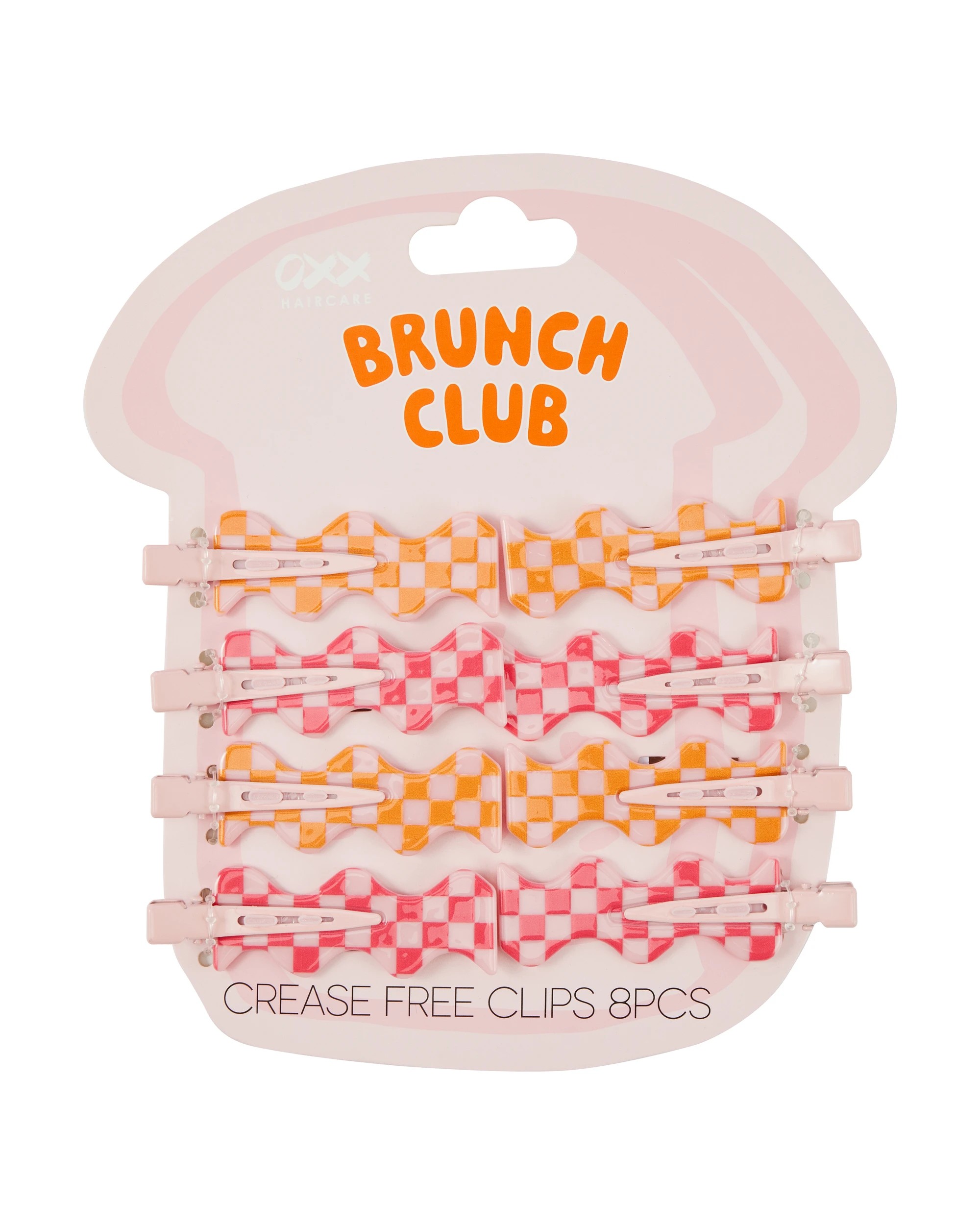 3 OXX Haircare 8 Piece Brunch Club Crease Free Clips, 3 of 3