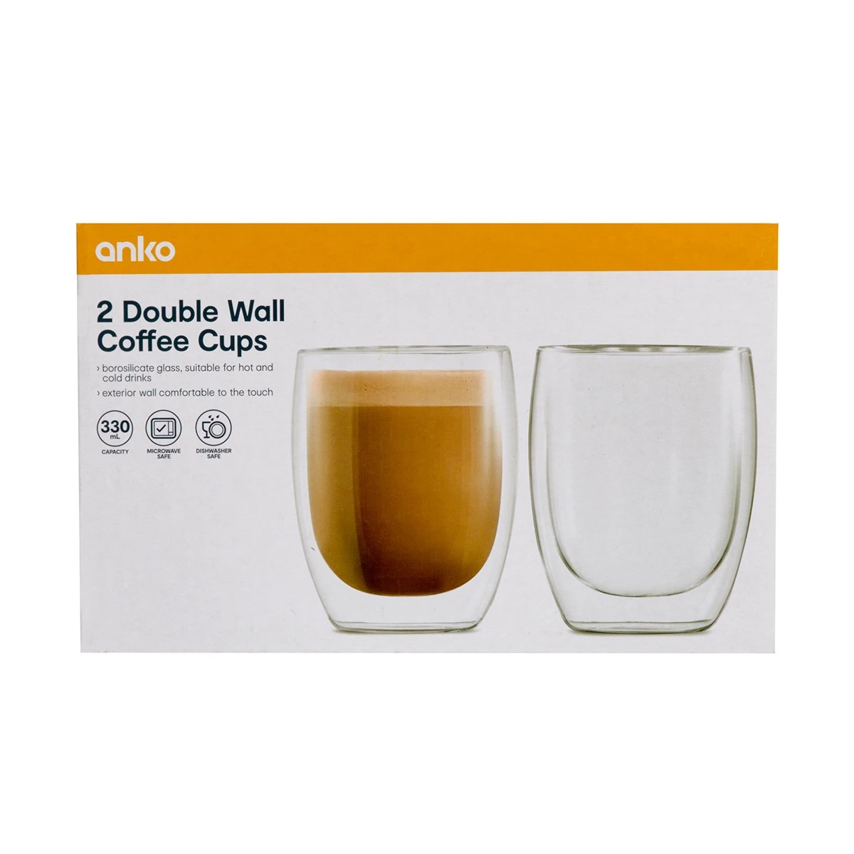 5 2 Double Wall Coffee Cups, 5 of 7