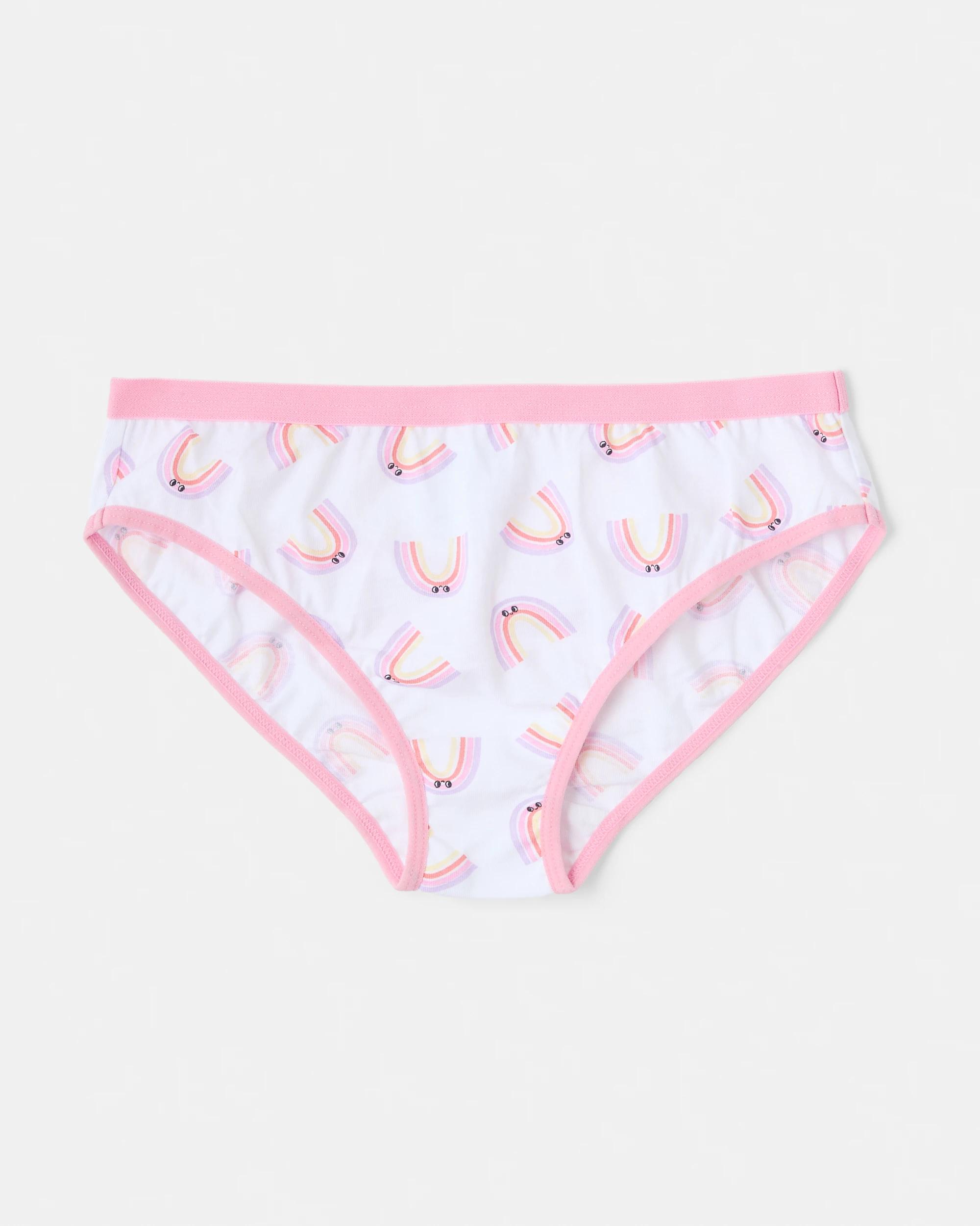 8 7 Pack Print Briefs Wht Rbow, 8 of 9