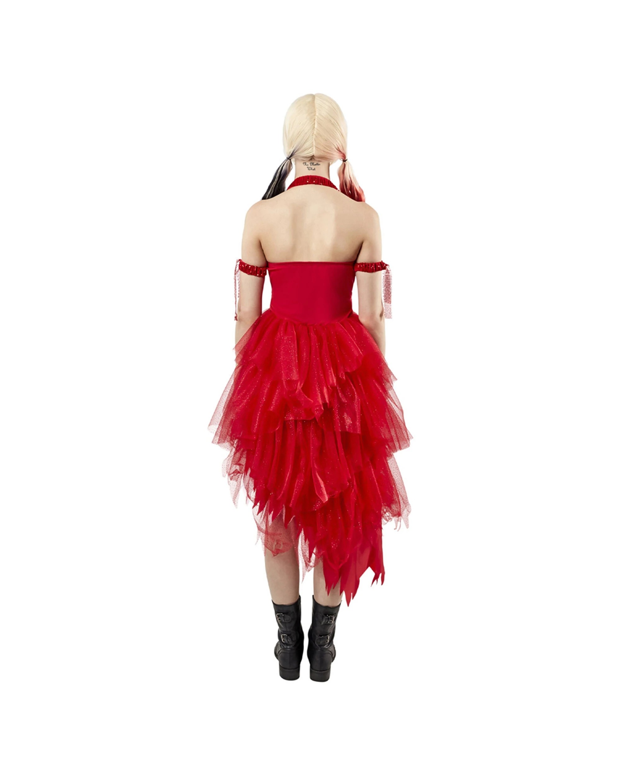 4 Dc Comics Harley Quinn Dress Costume Adults Size Xs Party Halloween Dress Up - Red, 4 of 4