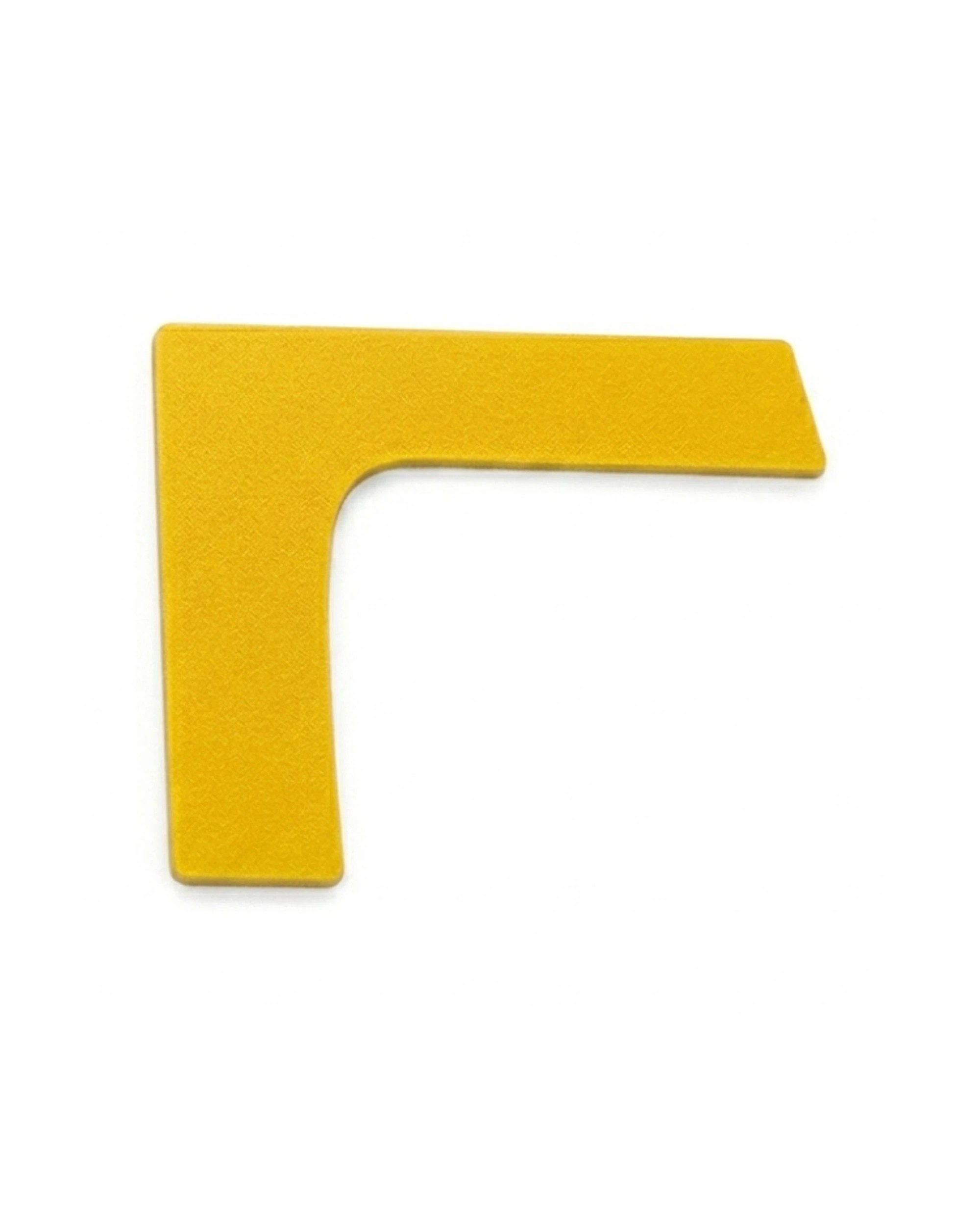 1 Victor Sports Floor Marker Corner Durable Non-Slip Rubber 25x25x7cm - Yellow, 1 of 1