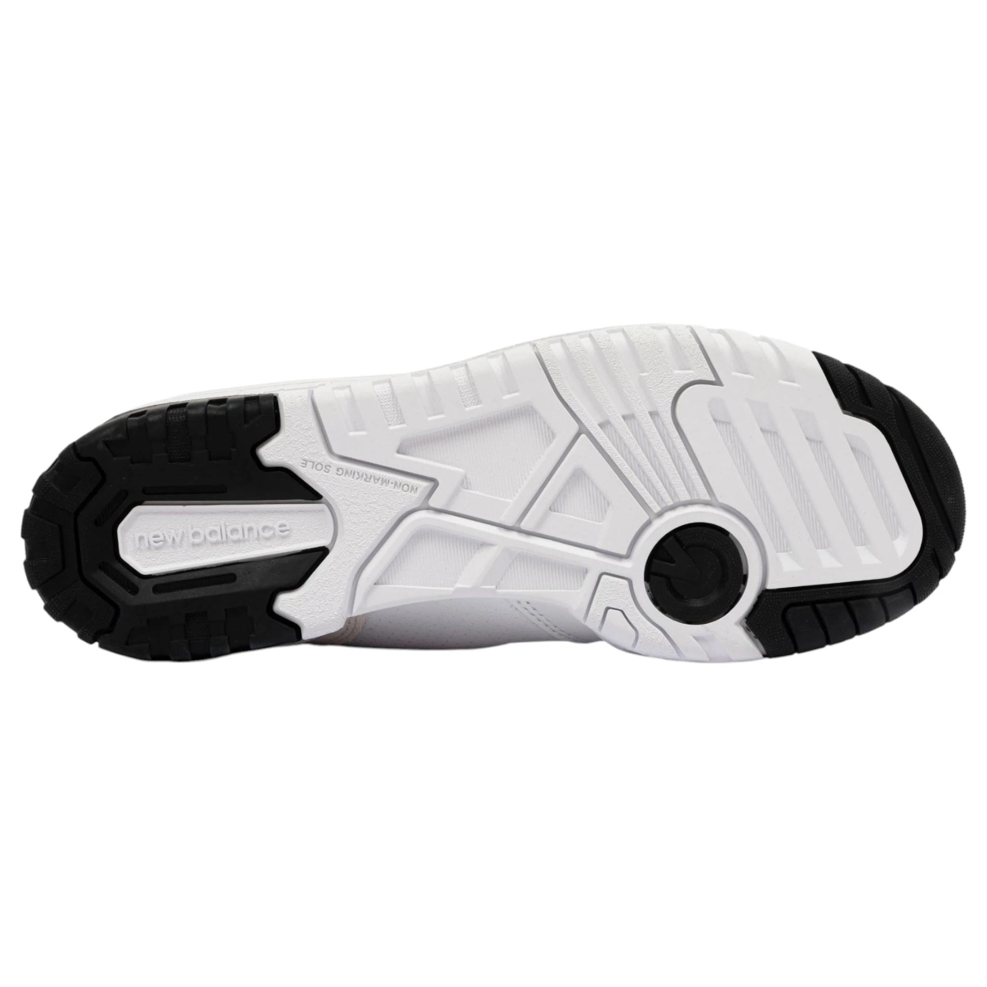 1 New Balance Mens 550 White/ Black Athletic Shoes WHITE/BLACK, 1 of 4