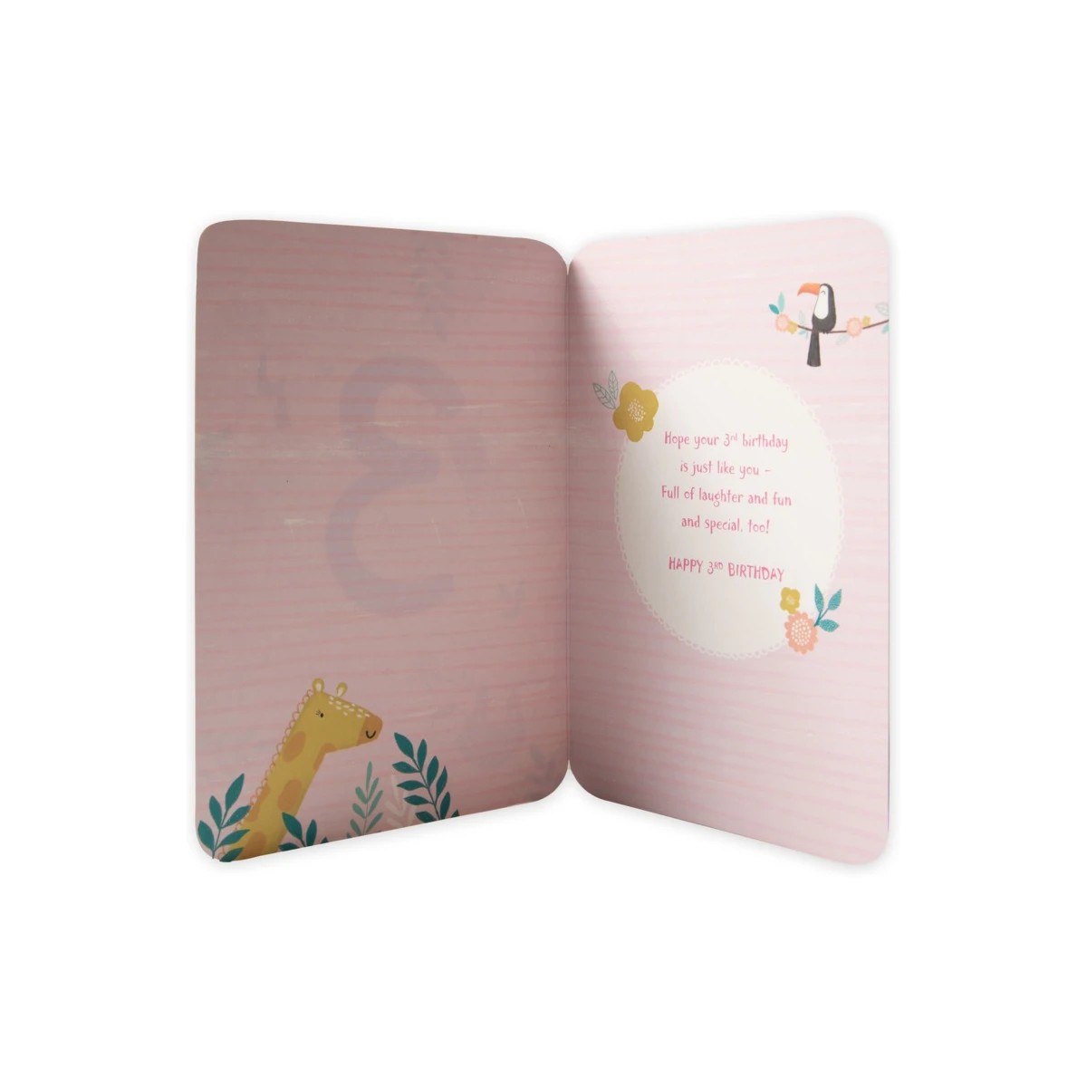 2 Connections from Hallmark 3rd Birthday Card - Animal Friends, 2 of 3