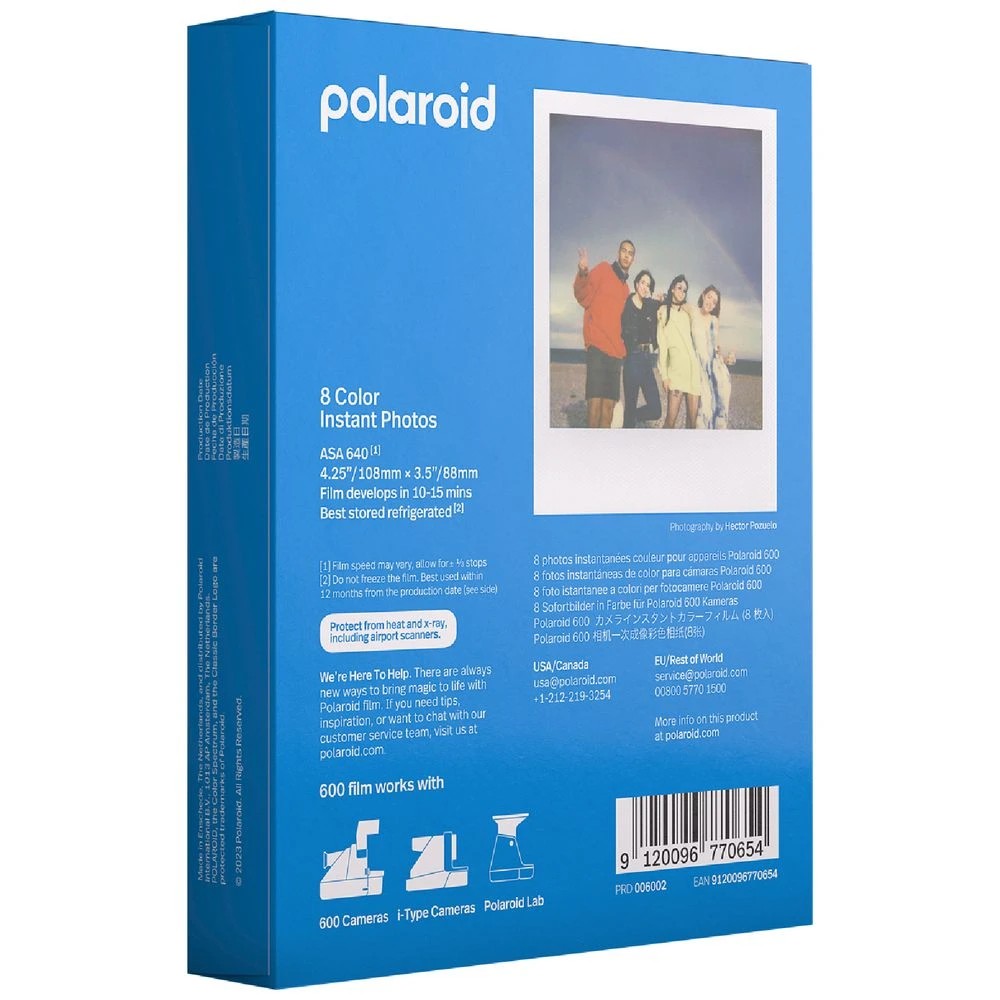 4 Polaroid Colour Film For 600 Series Instant Camera 8 Pack, 4 of 4