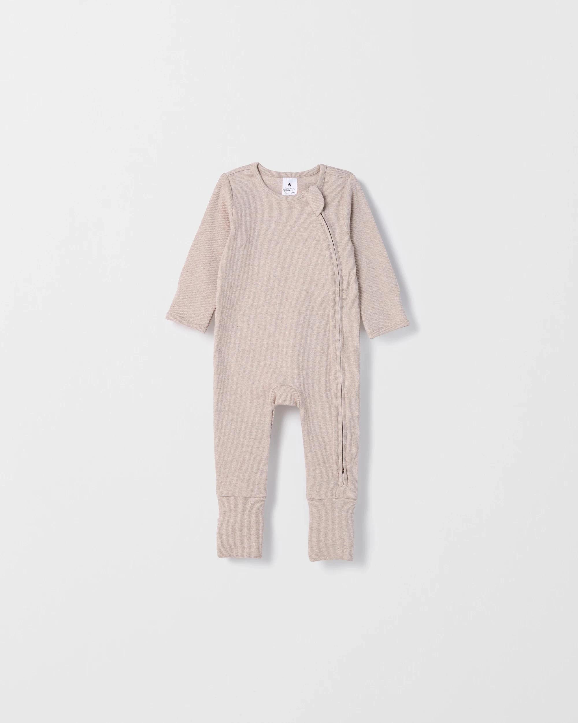 3 Target Baby Baby Organic Cotton 3 Pack Zip Coverall WHITECAP GRAY, 3 of 5