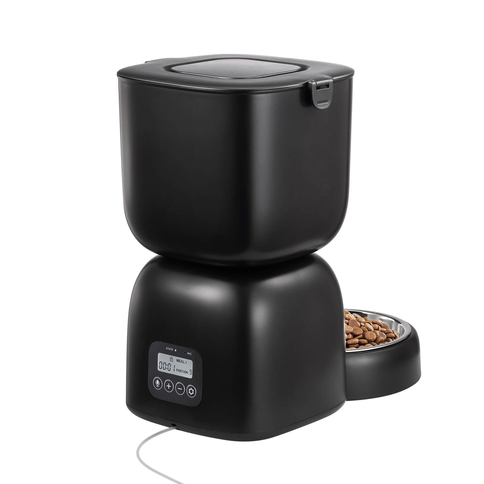 3 Pet Scene Auto Pet Cat Feeder 3L Food 2L Water Dispenser Dog Feeding, 3 of 5