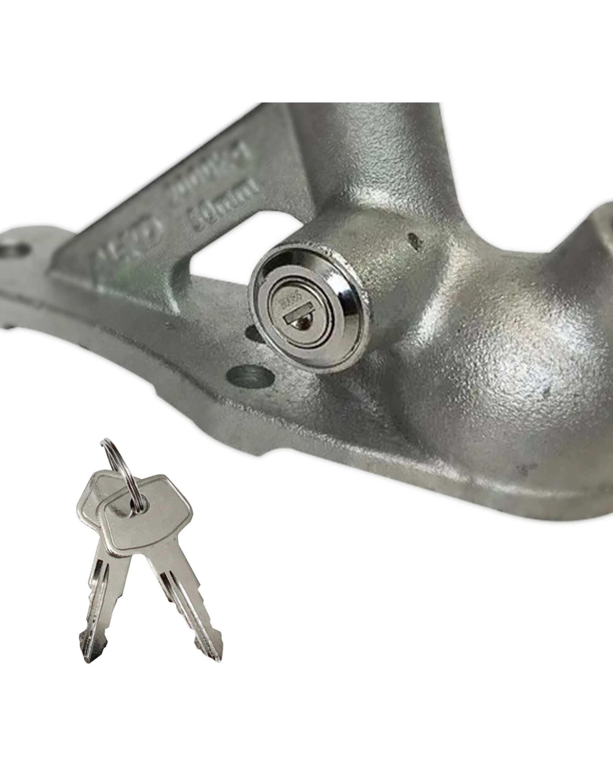 2 Alko Lockable Coupling - 750kg Fixed 2000kg Rated 614065LPL - Grey, 2 of 3