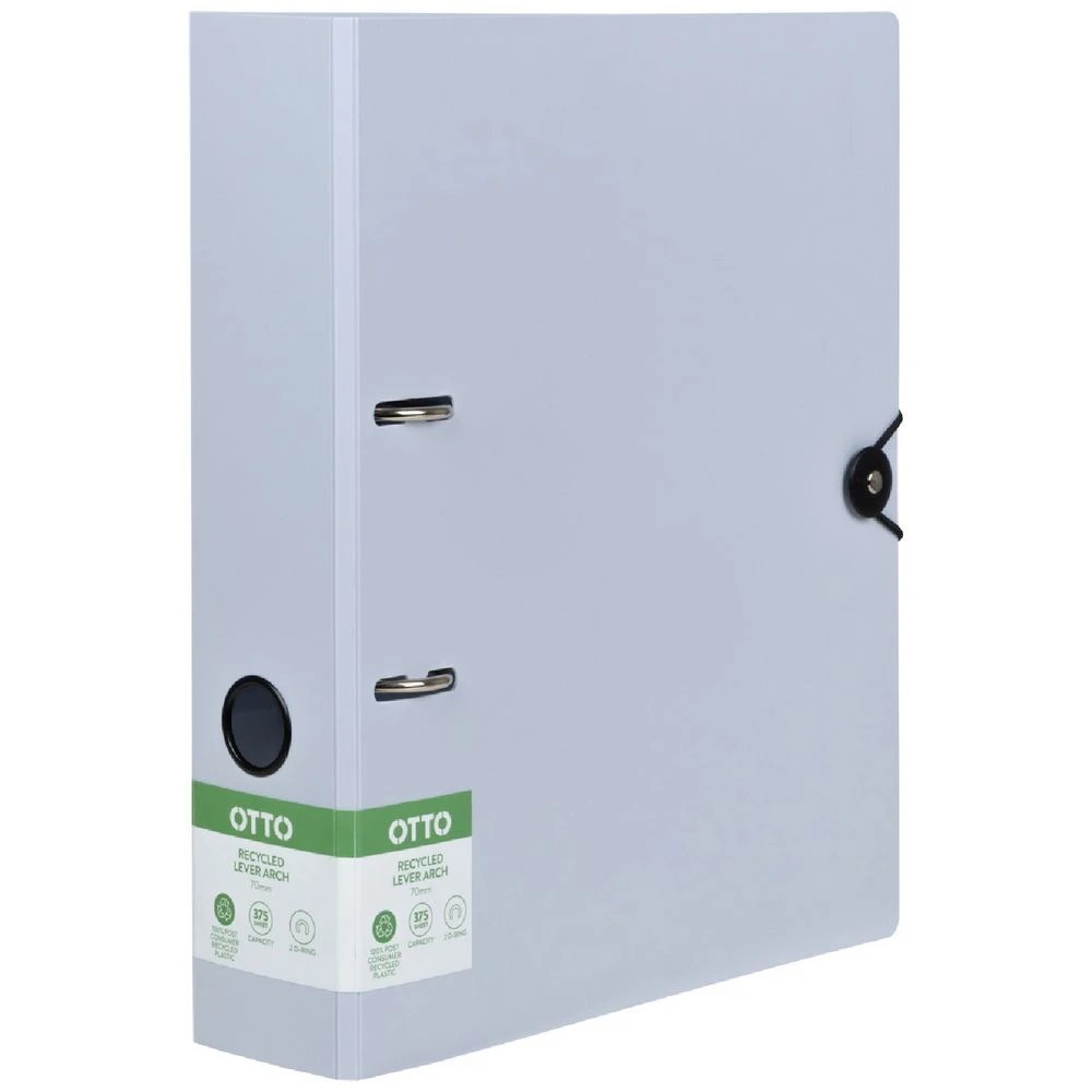 1 Otto A4  Lever Arch Grey, 1 of 5