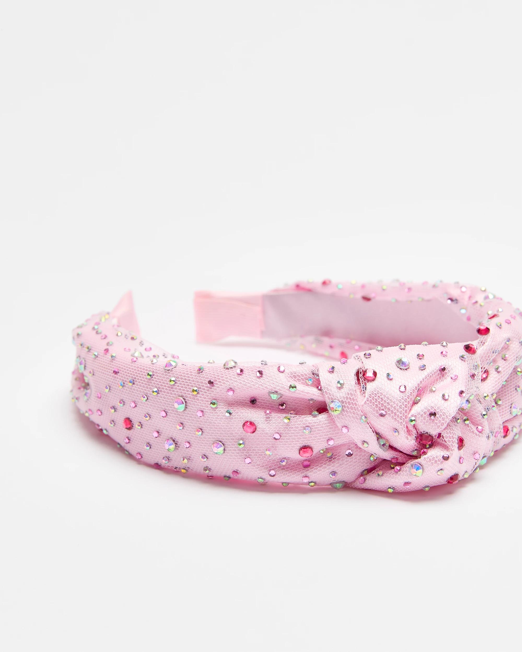 2 Target Kids Sparkle Knot Headband PINK, 2 of 2