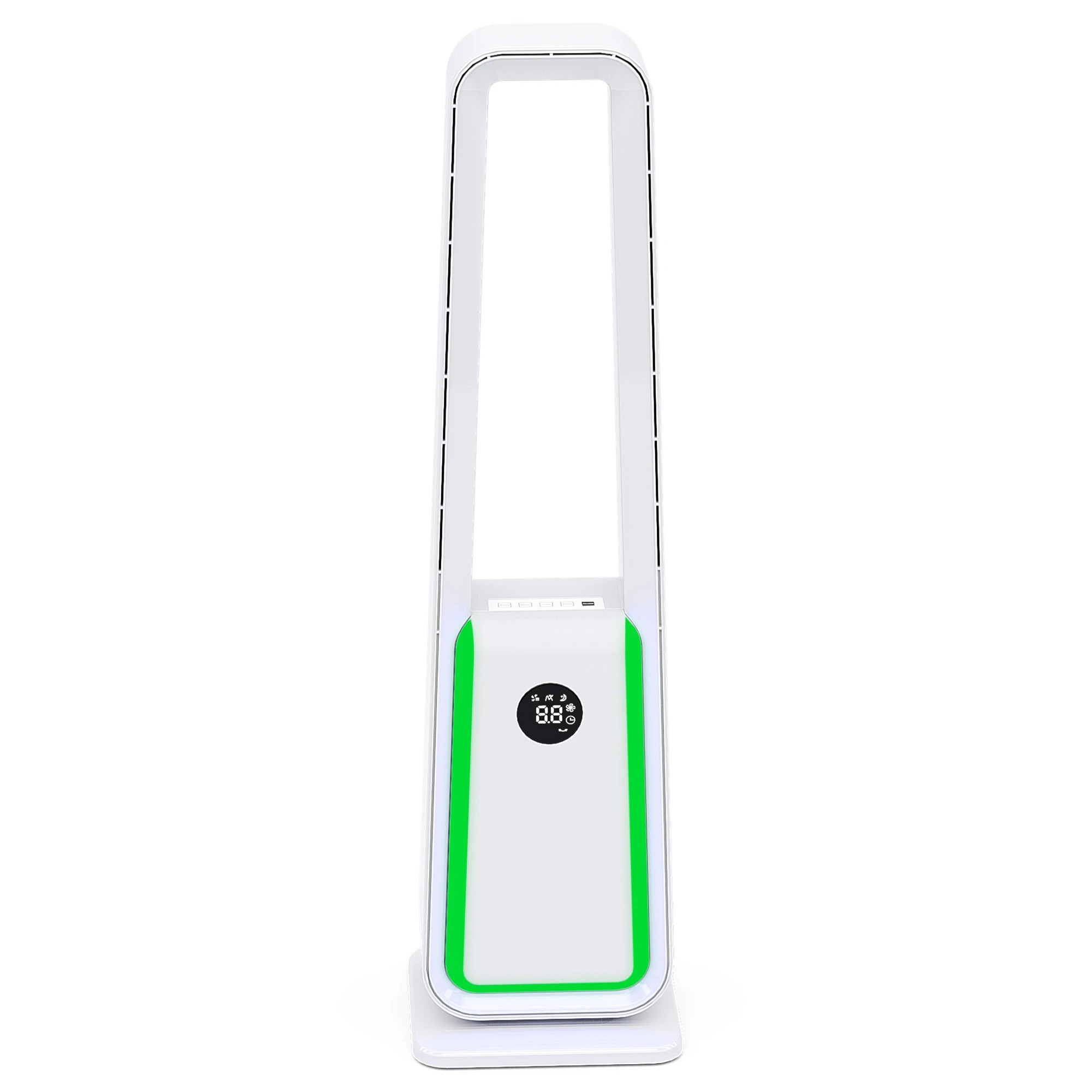 5 Advwin Bladeless Tower Fan with Colorful Mood Lights Strong Wind 12H Timer 60° Oscillating, 5 of 8