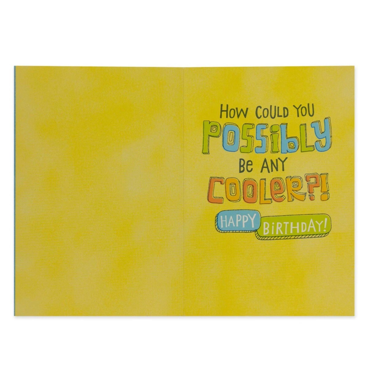 2 Connections from Hallmark Birthday Card - Older, Taller, Smarter, Cooler, 2 of 3