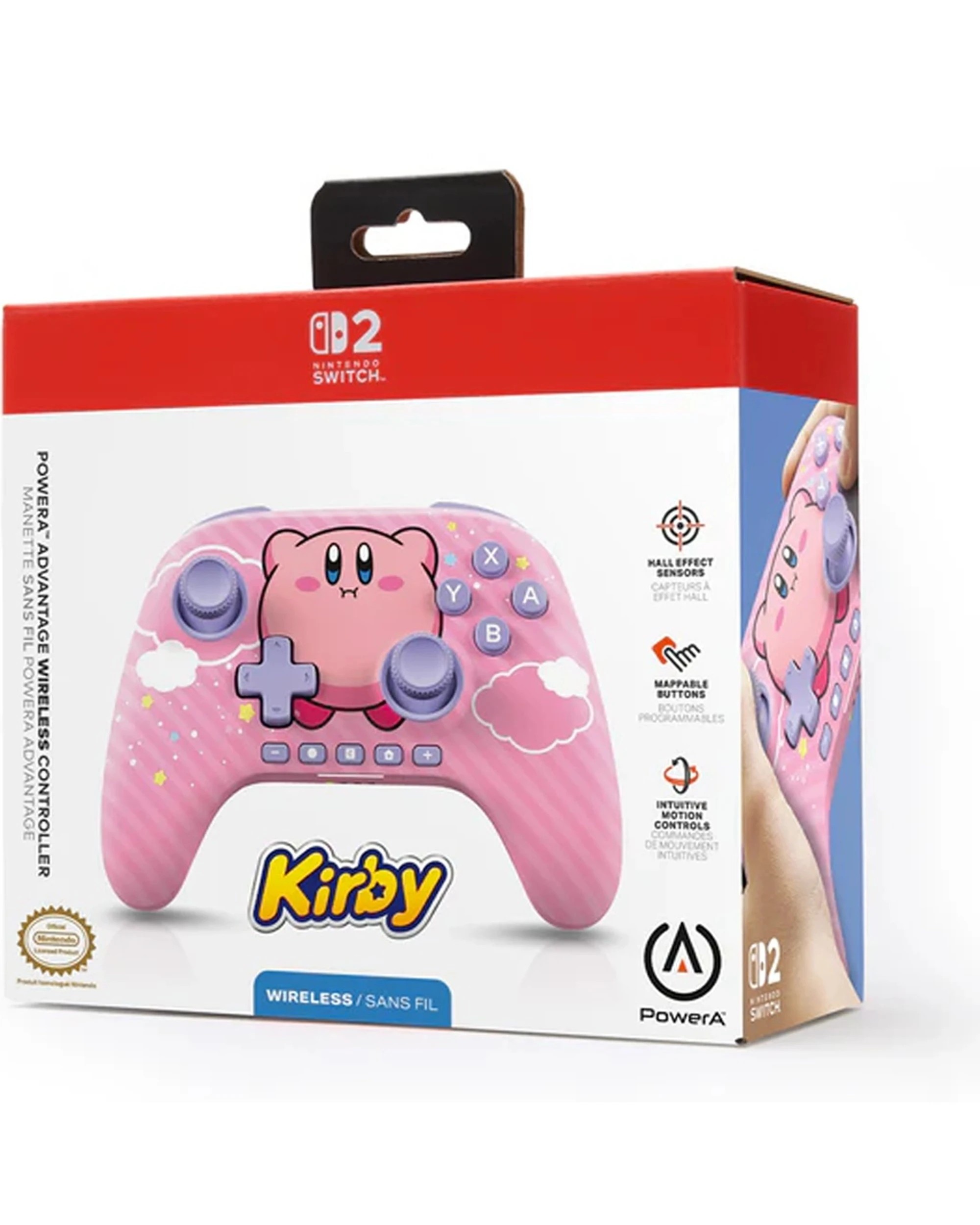 7 PowerA Nintendo Switch 2 Advantage Bluetooth Wireless Gaming Controller Kirby - Pink, 7 of 7