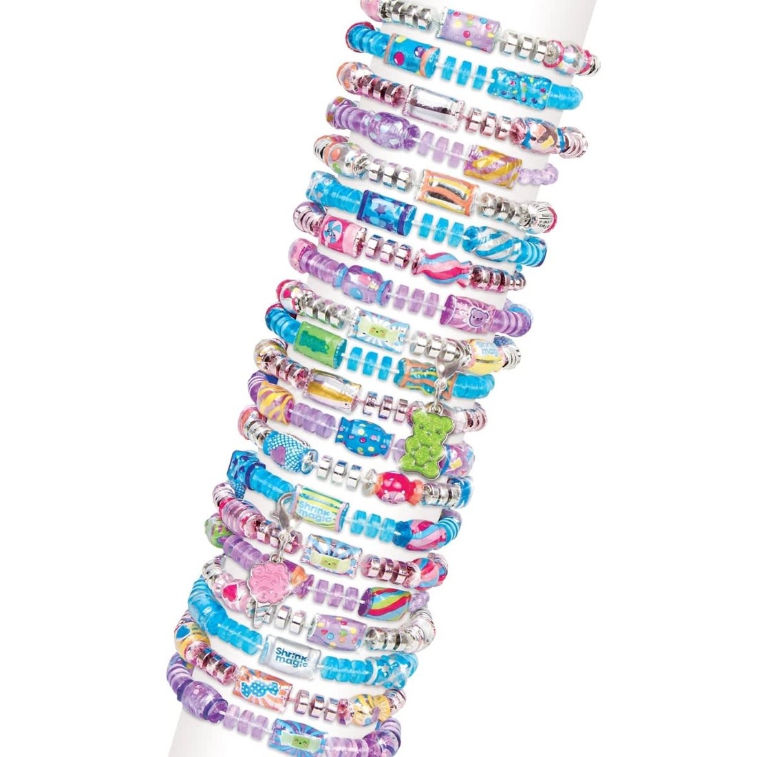 3 256 Piece Make It Real Shrink Magic Candy Shop Bracelet Kit, 3 of 8