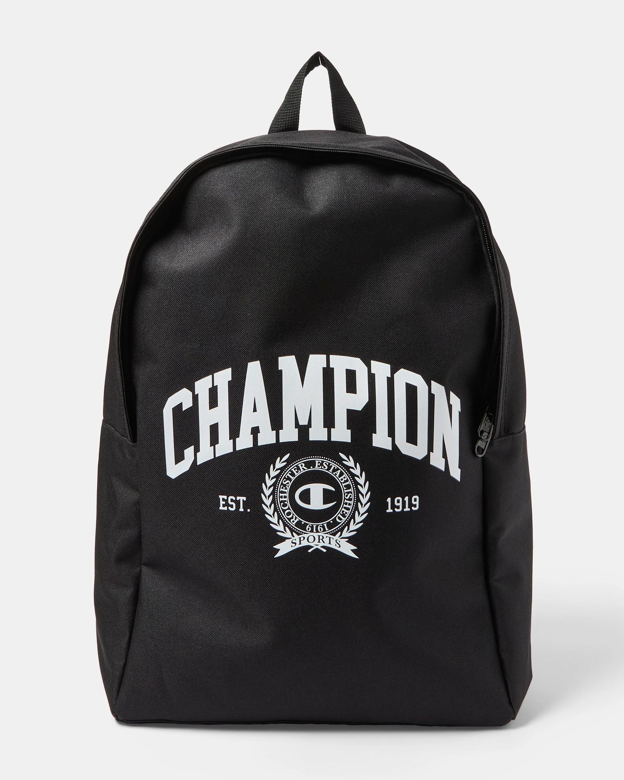 1 24L Champion Varsity Large Backpack Black, 1 of 5