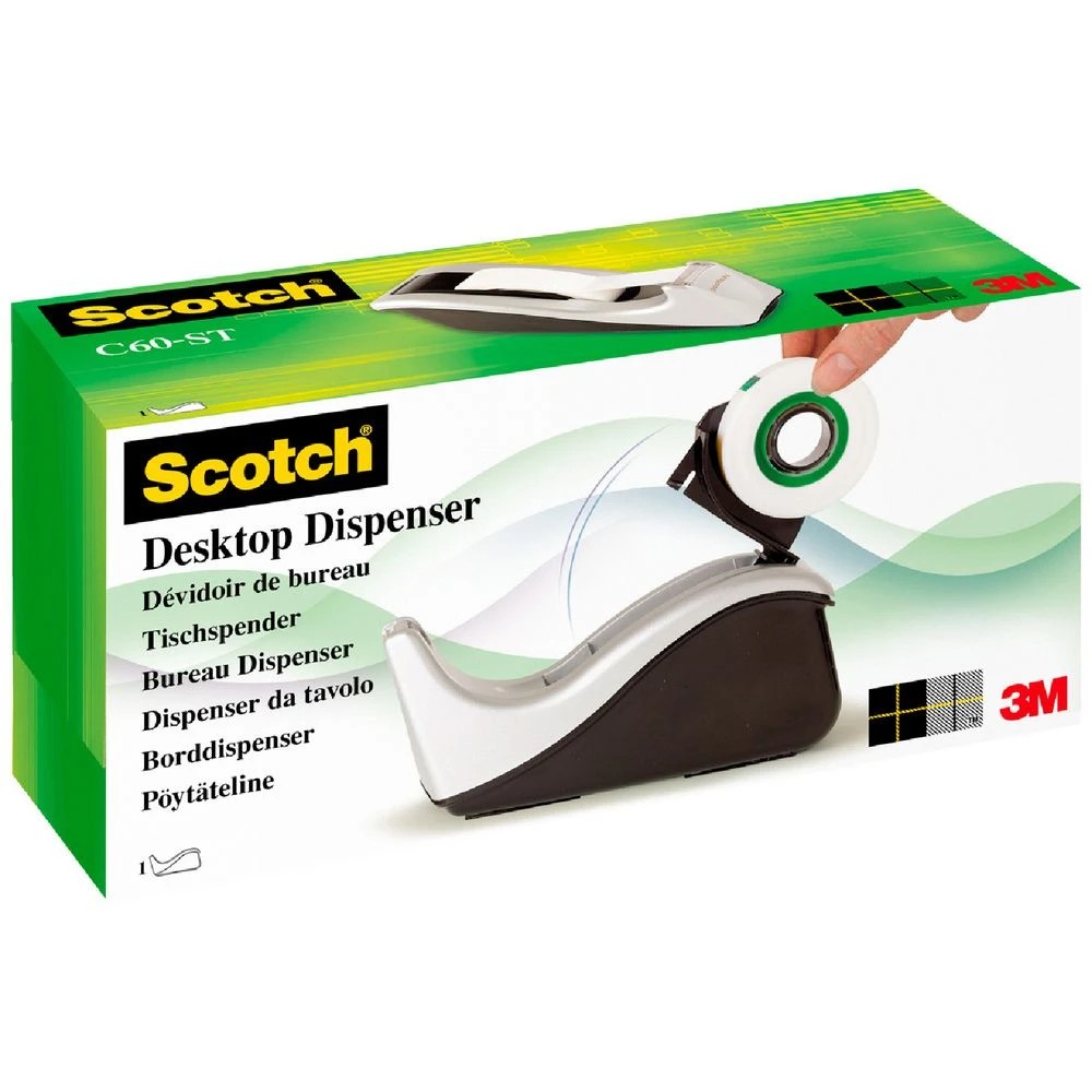 1 Scotch C60 Desktop Tape Dispenser, 1 of 6