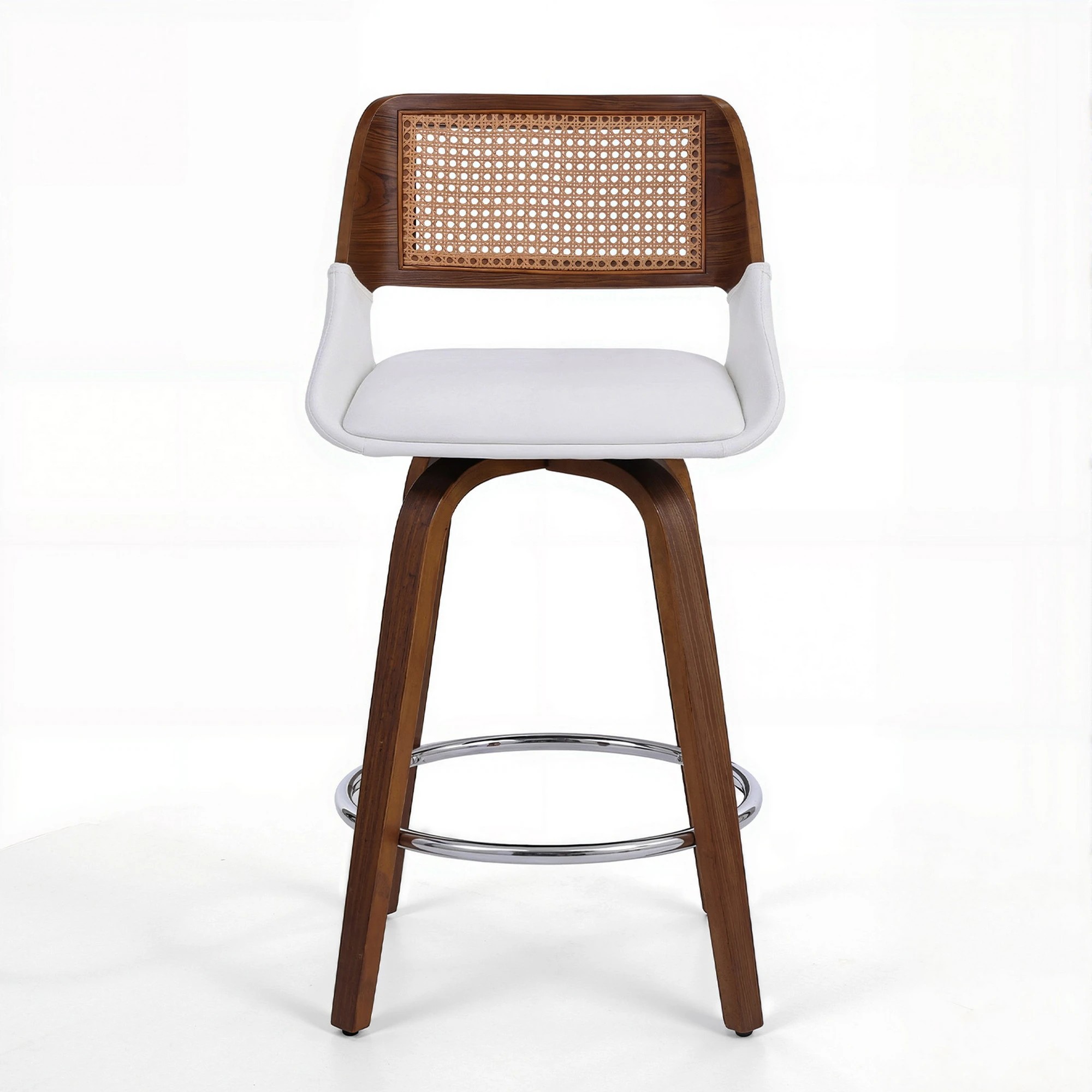 3 Artiss en Bar Stools Swivel Kitchen Counter Stool Chair 60cm Seat Height - Multi, 3 of 4