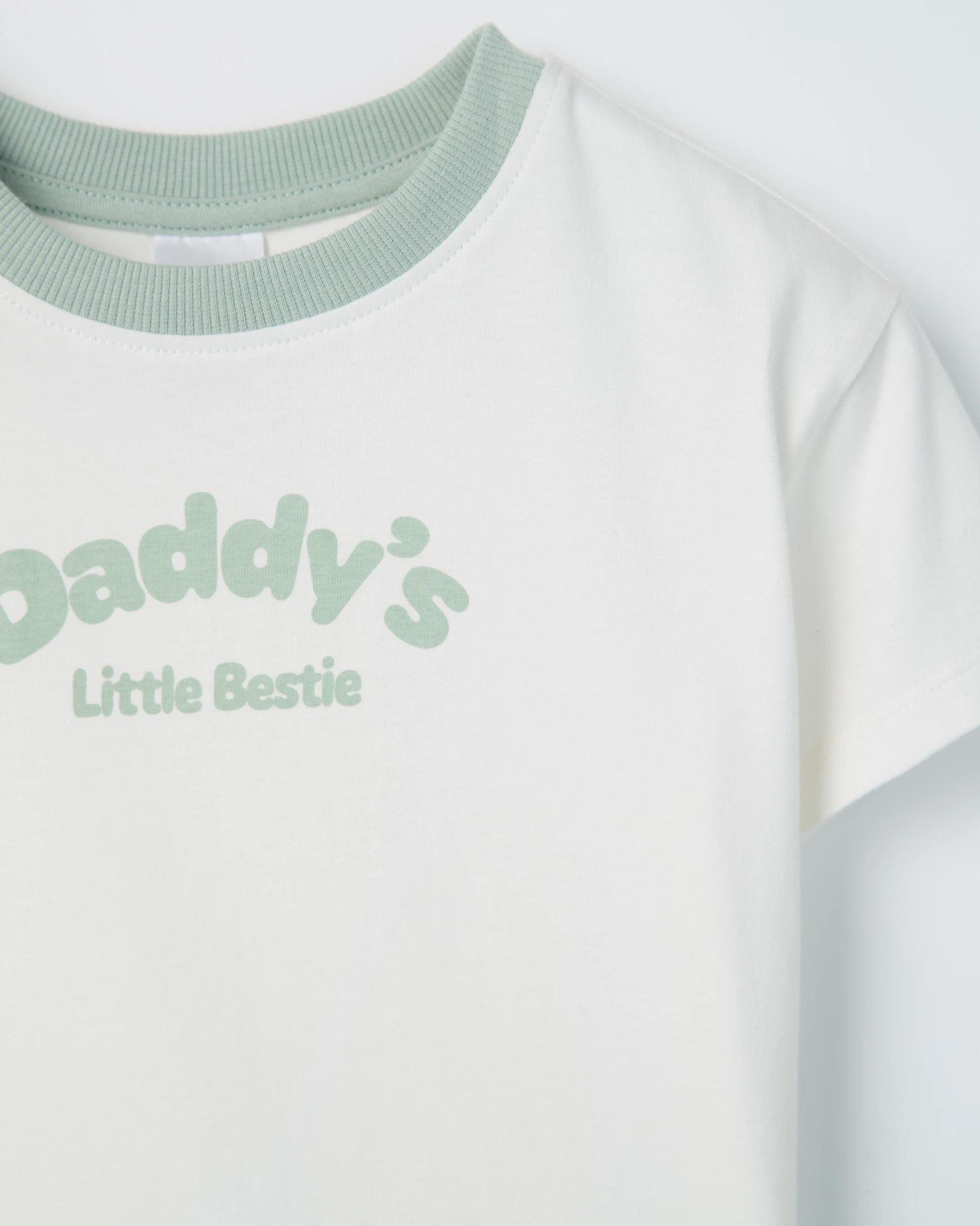 5 Target Baby Organic Cotton Oversized T-Shirt DADDYS BESTIE, 5 of 6