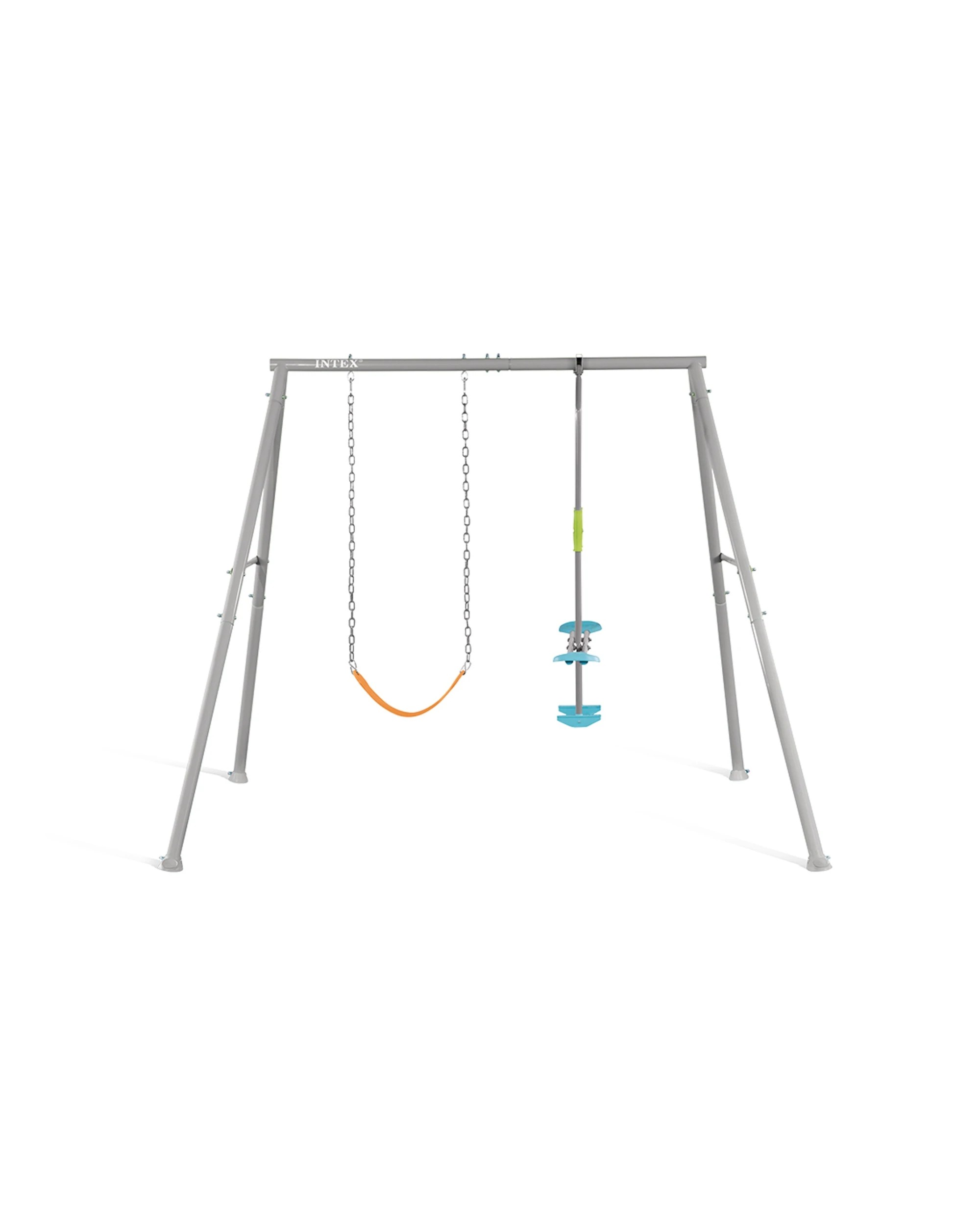 2 Intex Swing And Glide Two Feature Steel Backyard Swing Set, 2 of 6