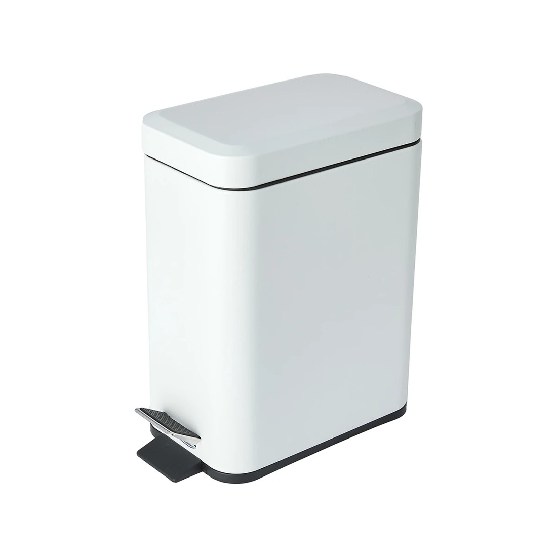 1 5L Slim Line Bin - White, 1 of 7