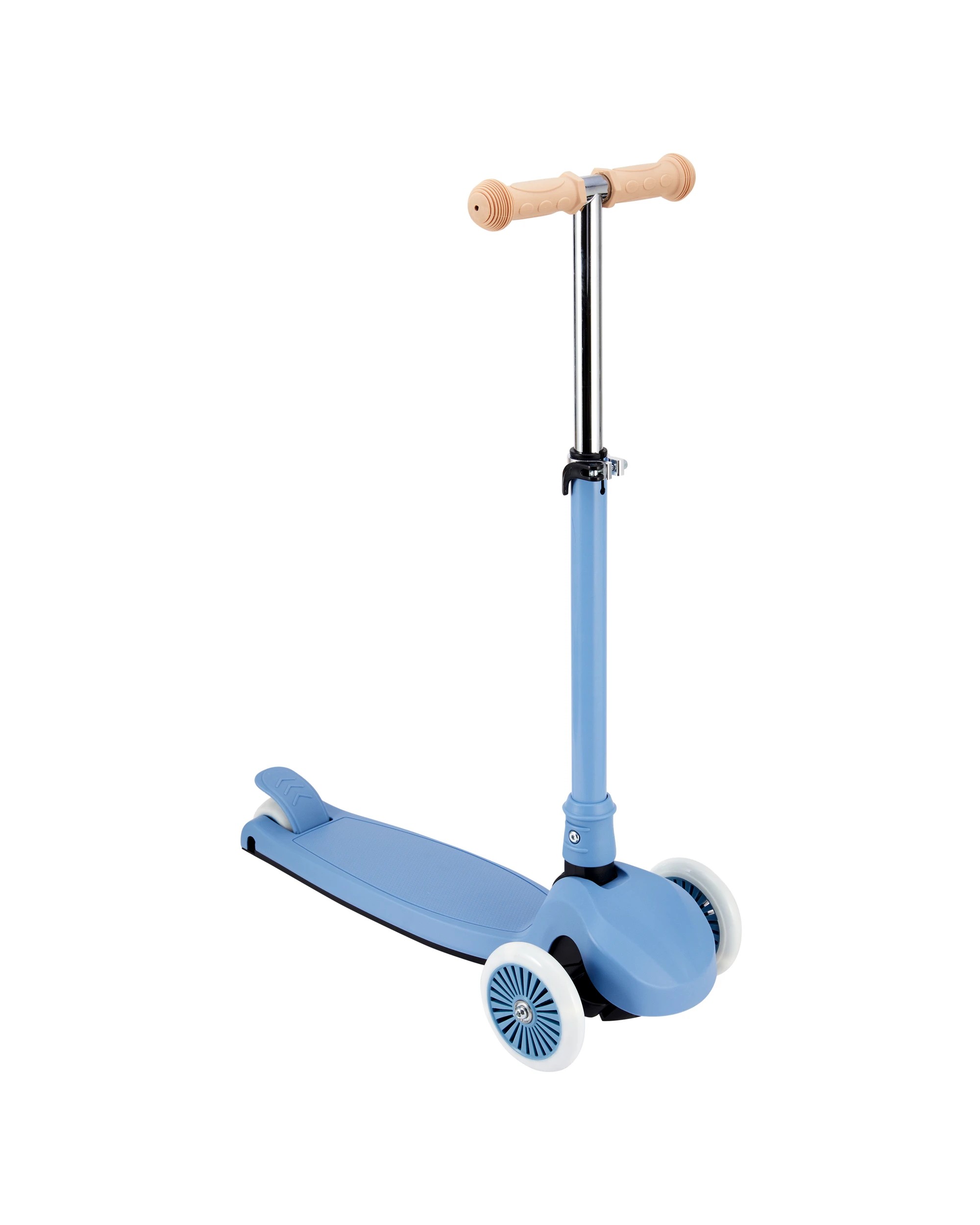 1 Folding Tri Scooter - Blue, 1 of 8