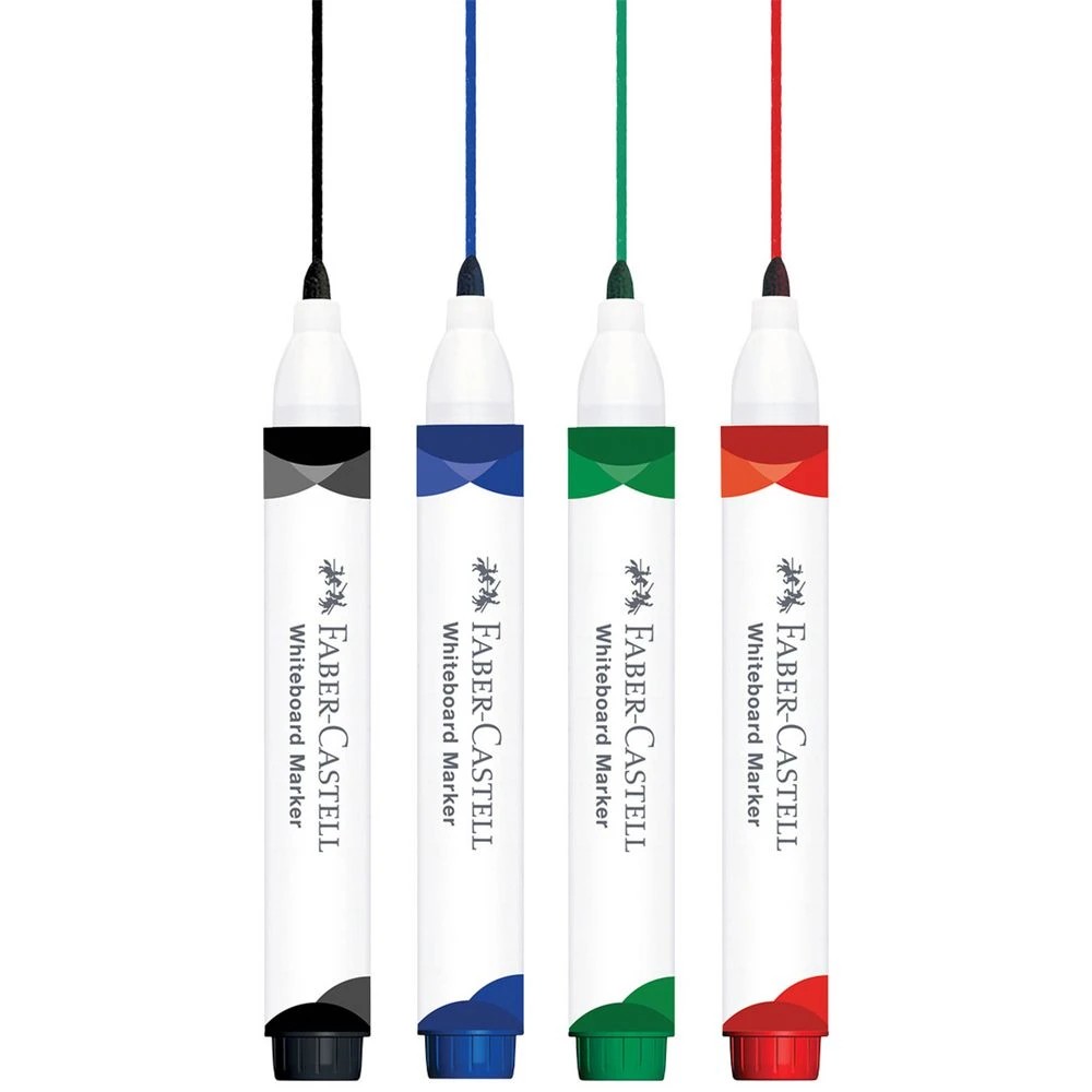 2 Faber-Castell W20 Whiteboard Marker Assorted 4 Pack, 2 of 7