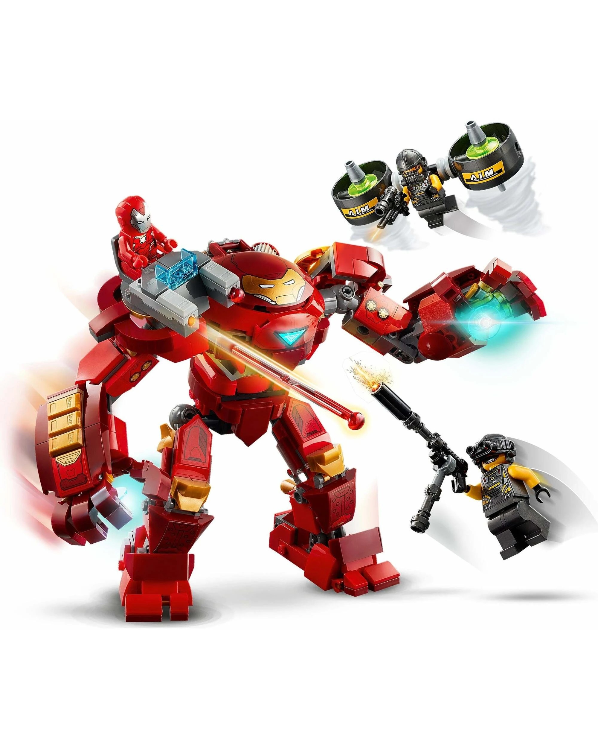 3 LEGO Marvel Series 76164 Iron Man Hulkbuster versus A.I.M. Agent, 3 of 5