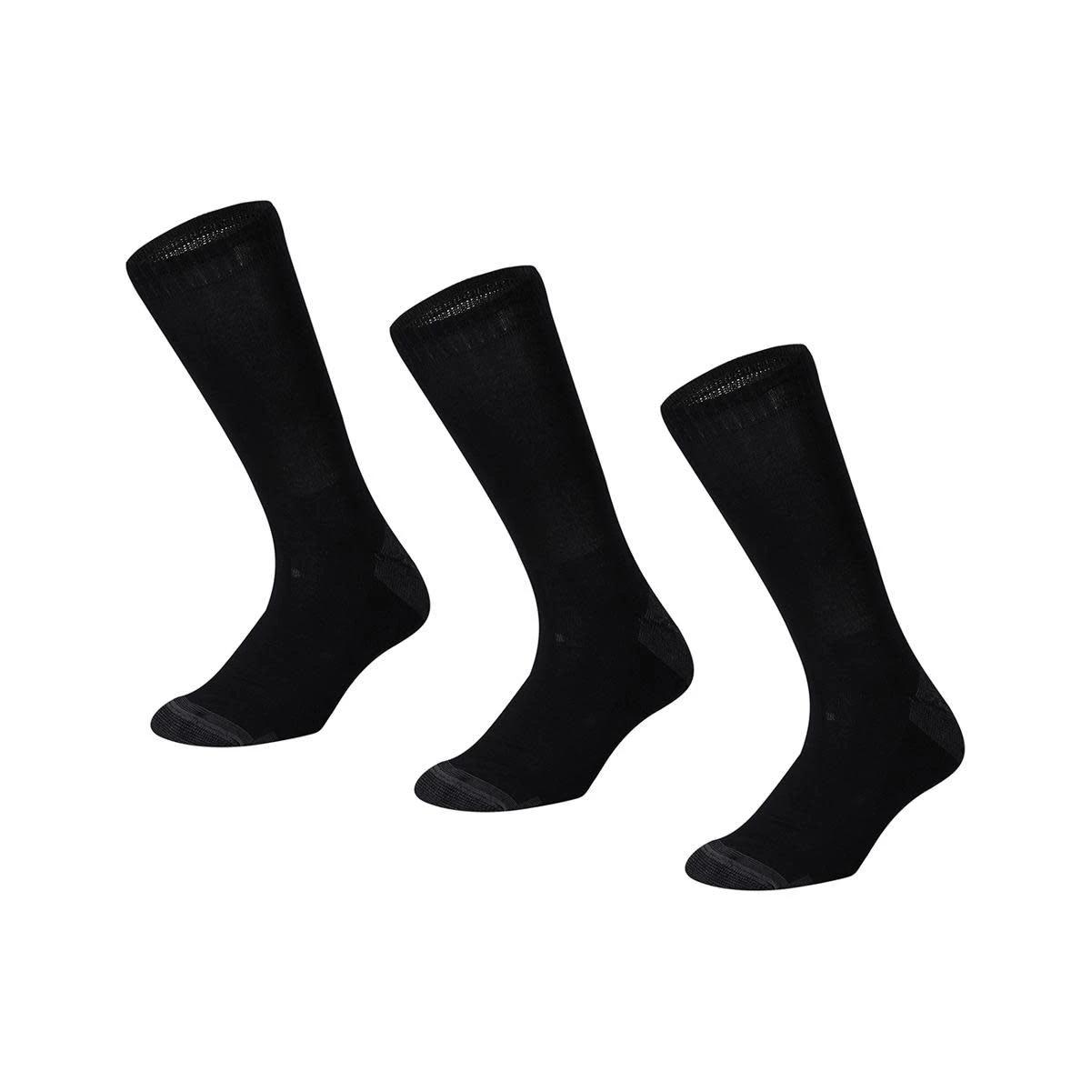 1 3 Pack Bamboo Business Socks BLACK, 1 of 3