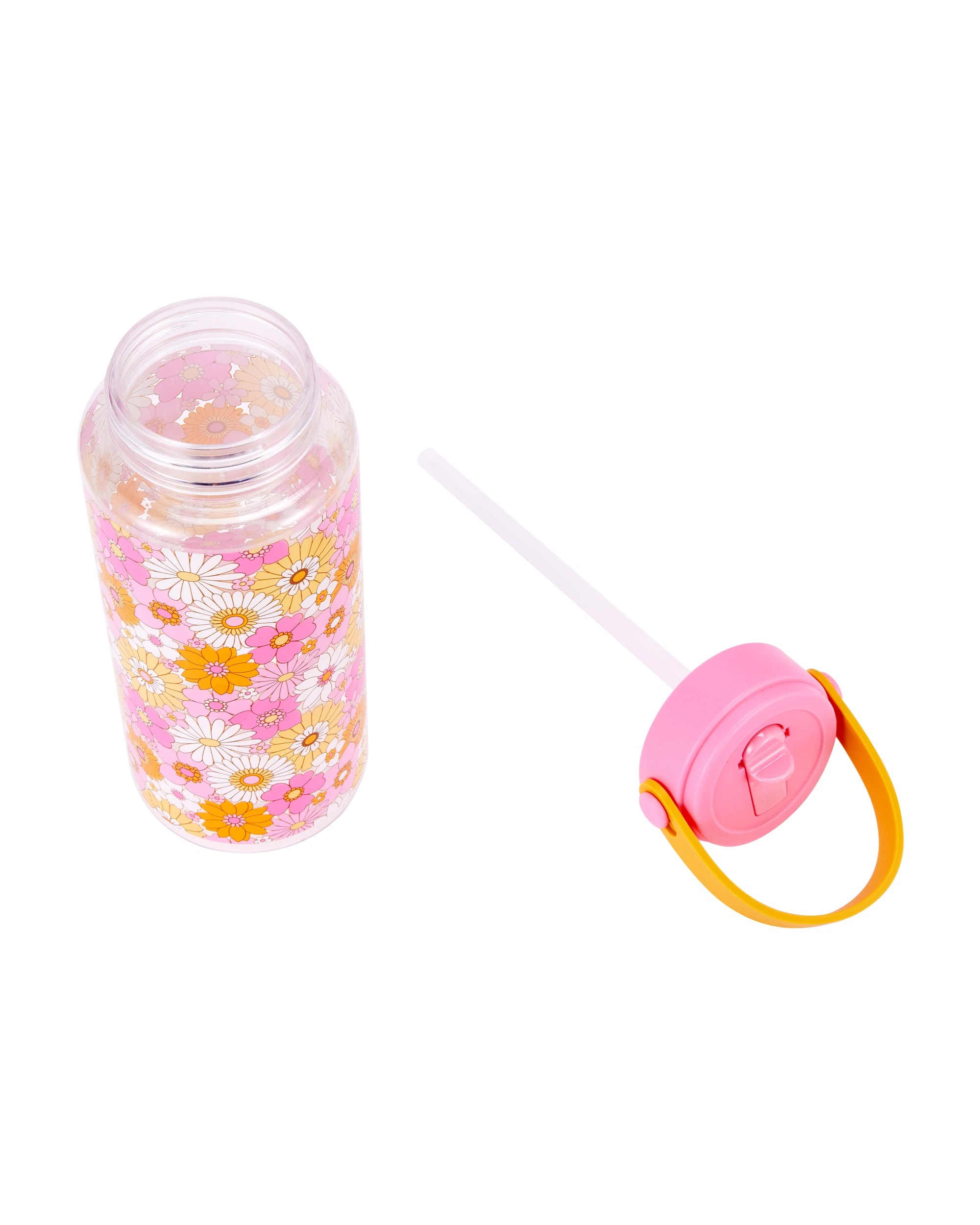 5 1L Drink Bottle with Handle - Flower, 5 of 7