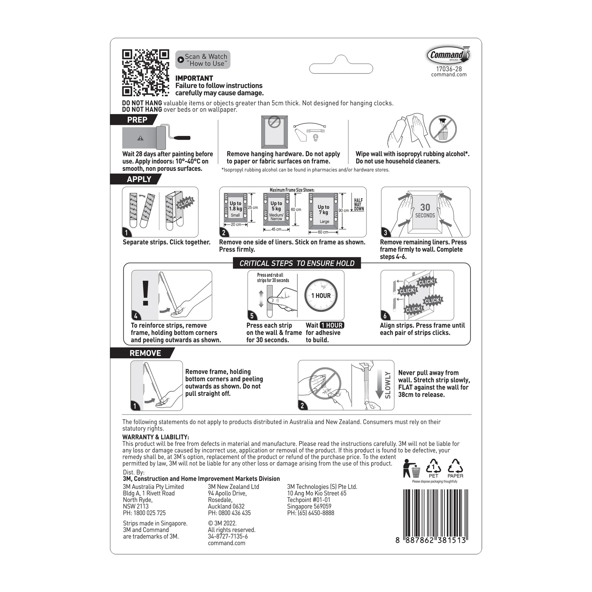 2 3M Command 28 Pack Picture Hanging Strips Value Pack, 2 of 2