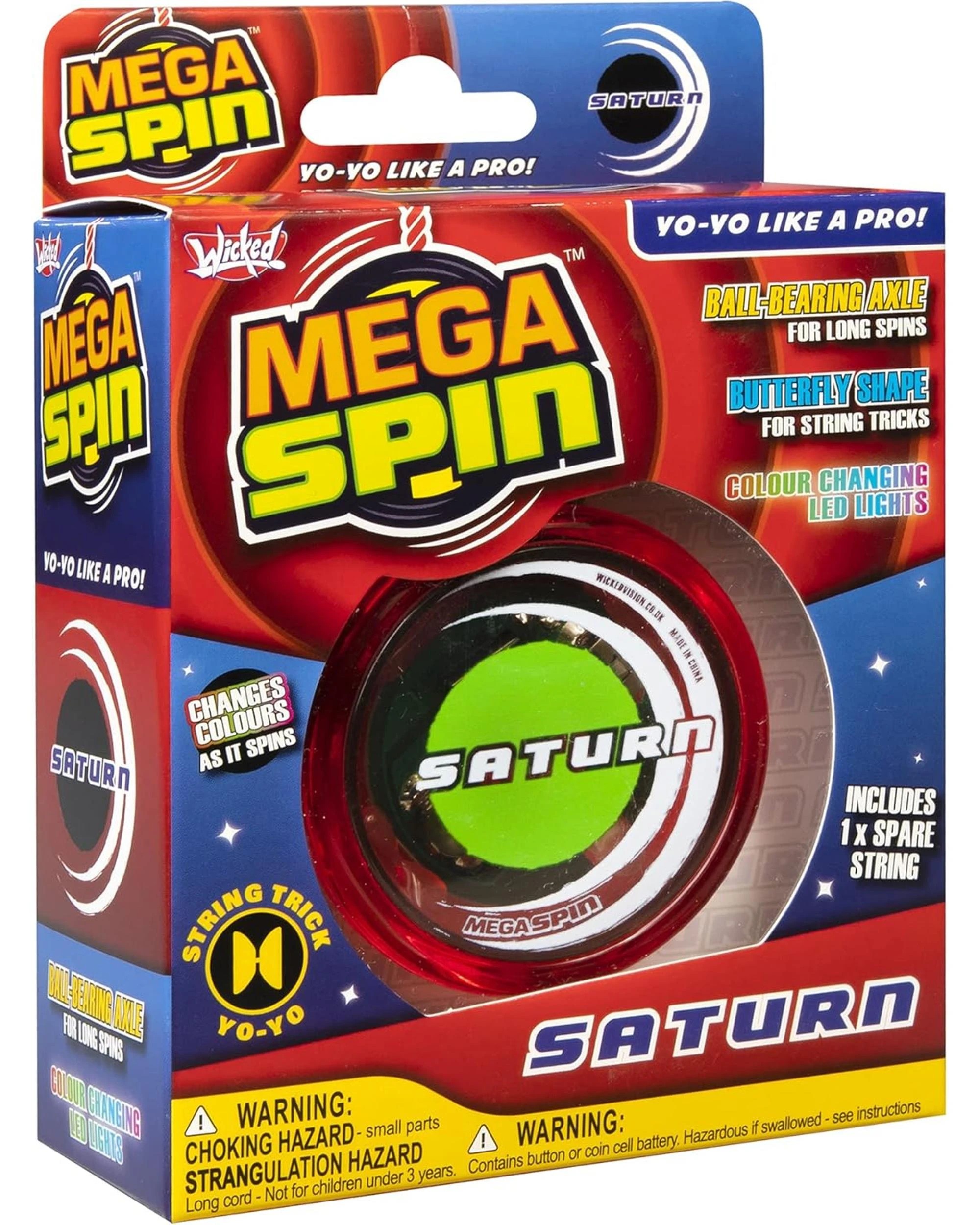 3 Wicked Mega Spin Saturn Yo-yo - Assorted, 3 of 5