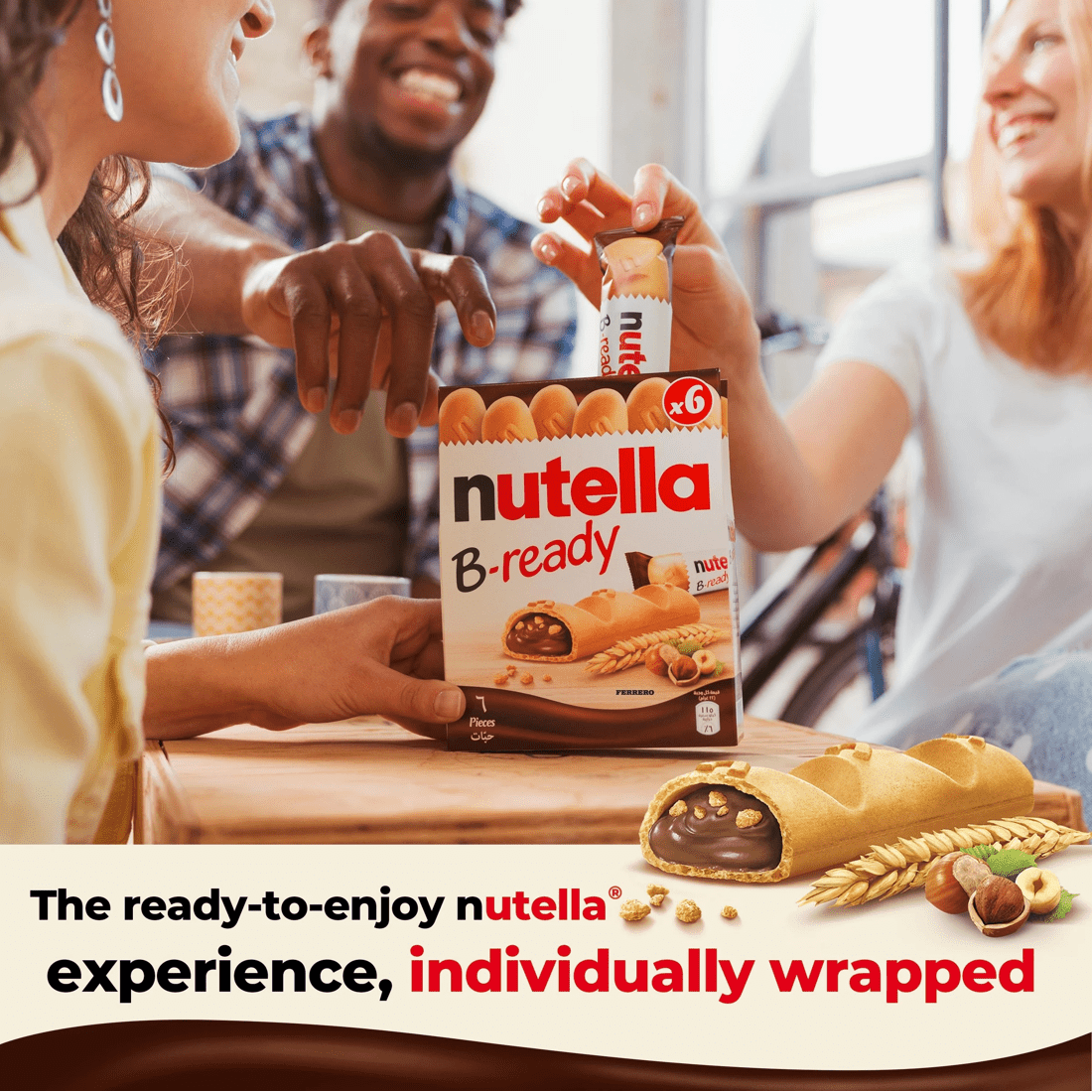 9 6 Piece Ferrero Nutella B-Ready 132g, 9 of 10