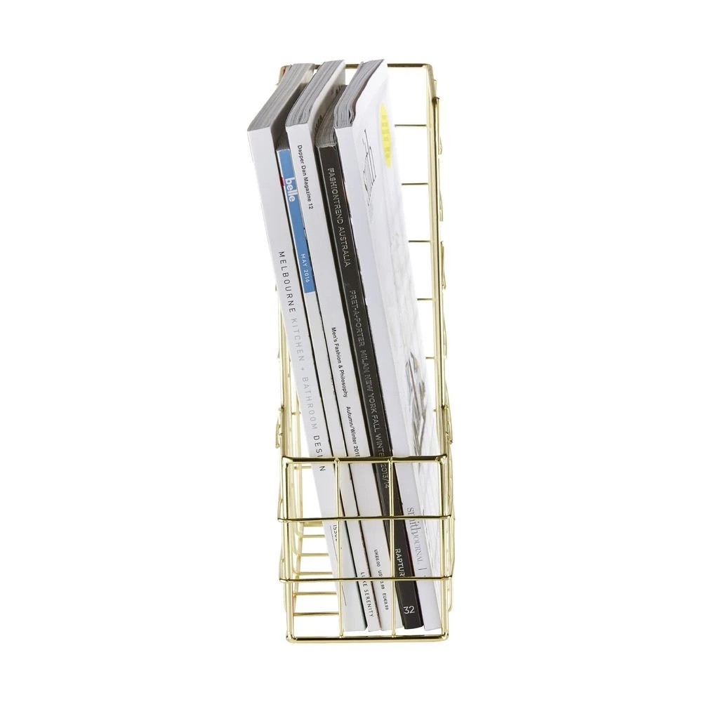 2 Otto Wire Magazine File Gold, 2 of 5