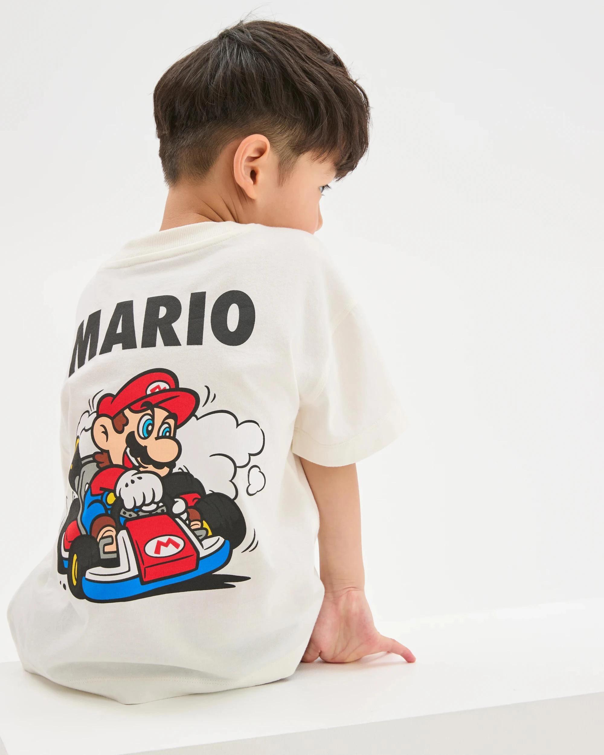 3 Super Mario Australian Cotton T-Shirt CLOUD DANCER, 3 of 7