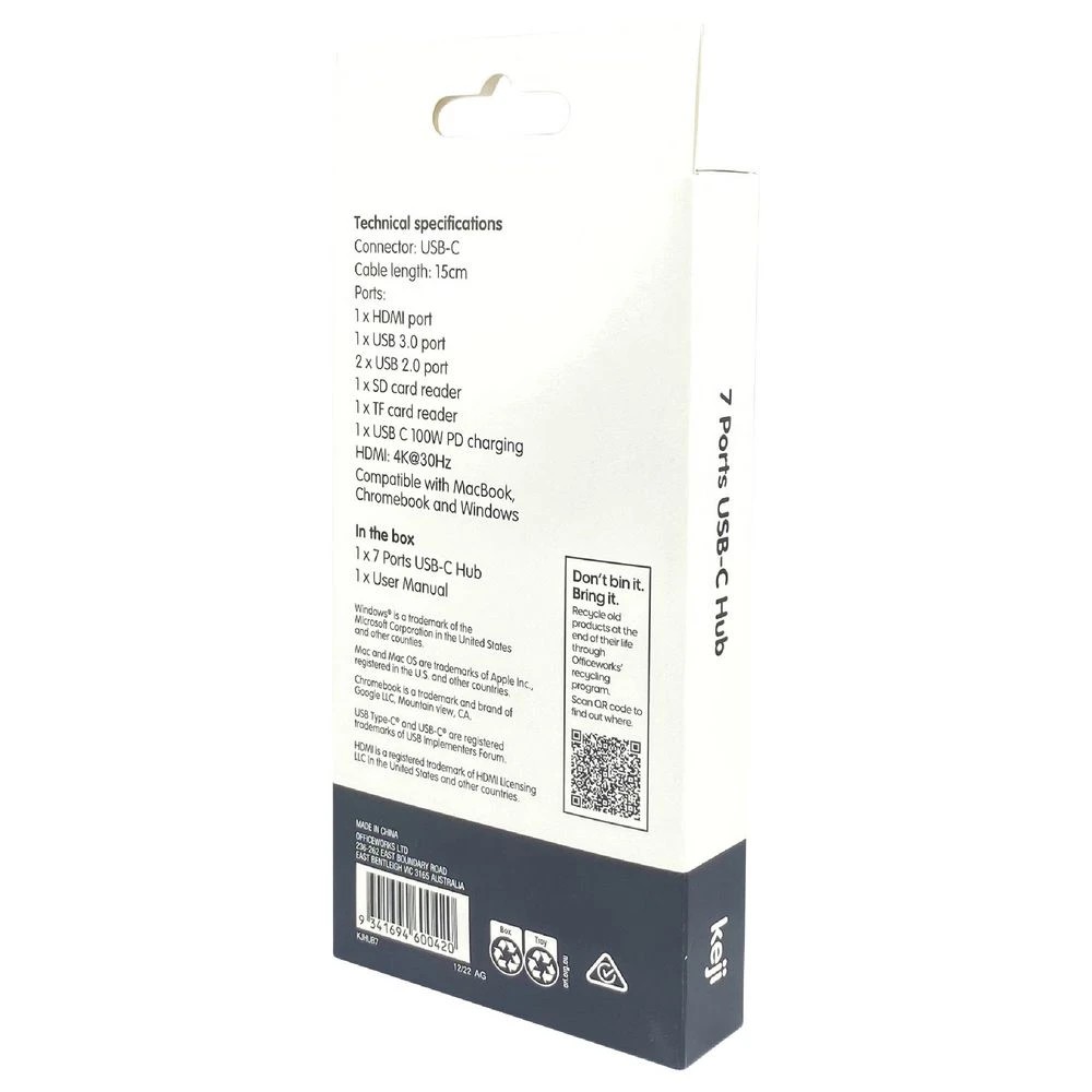 8 Keji 7-in-1 USB-C & HDMI Adapter, 8 of 8