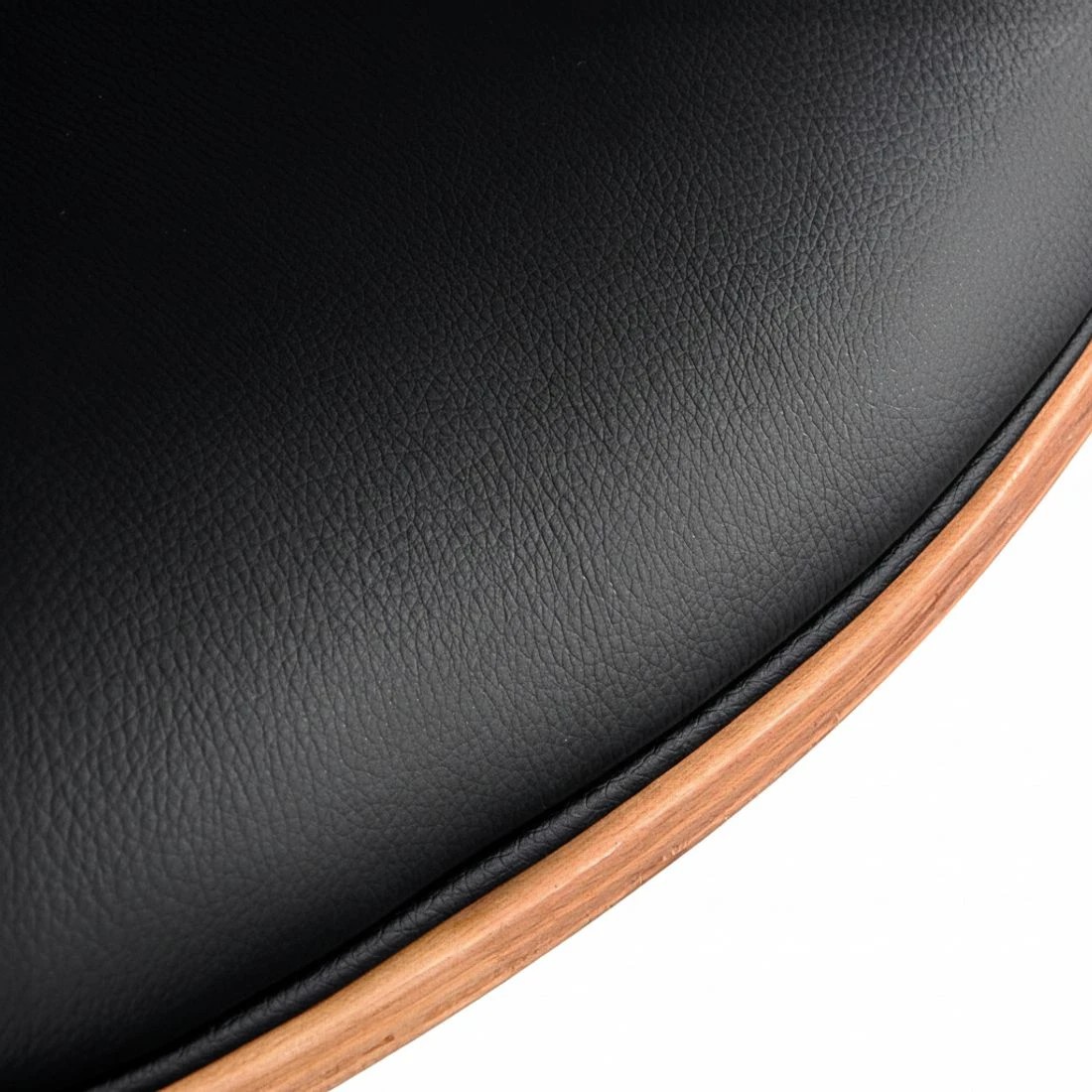 7 Artiss Wooden Office Chair Leather Seat - Black, 7 of 7