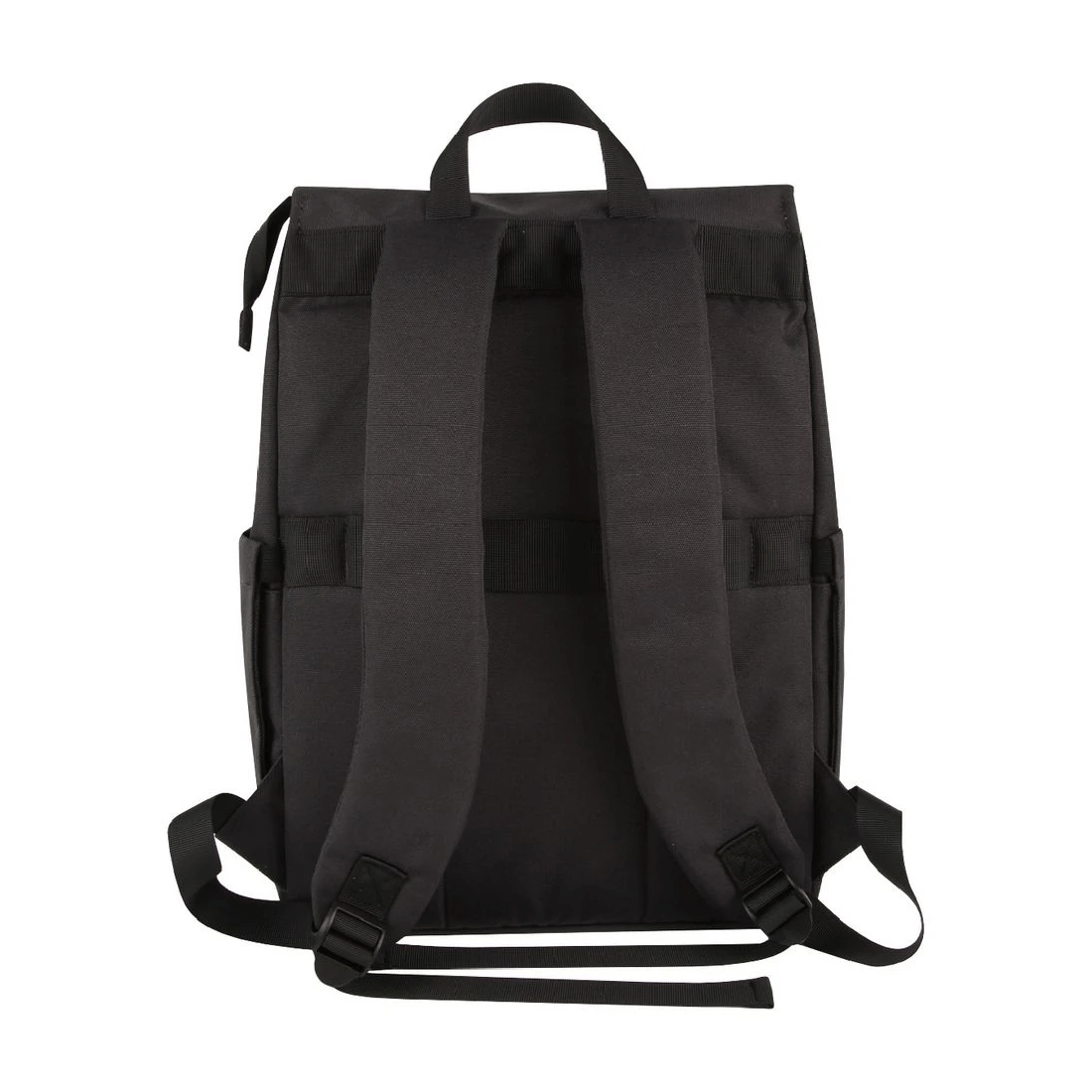 3 J.Burrows 15.6" Laptop Backpack Roll Top Black, 3 of 9