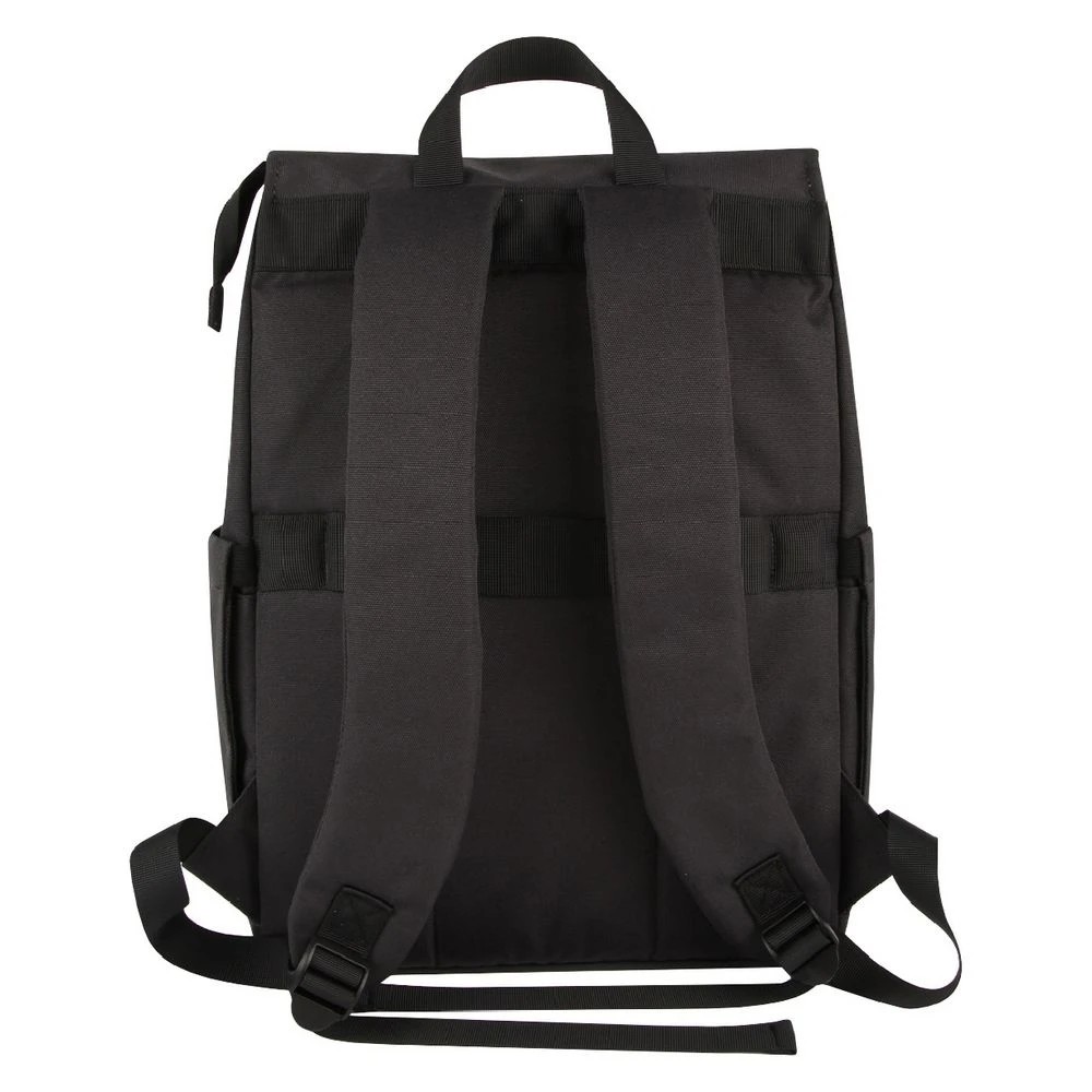 3 J.Burrows 15.6" Laptop Backpack Roll Top Black, 3 of 9