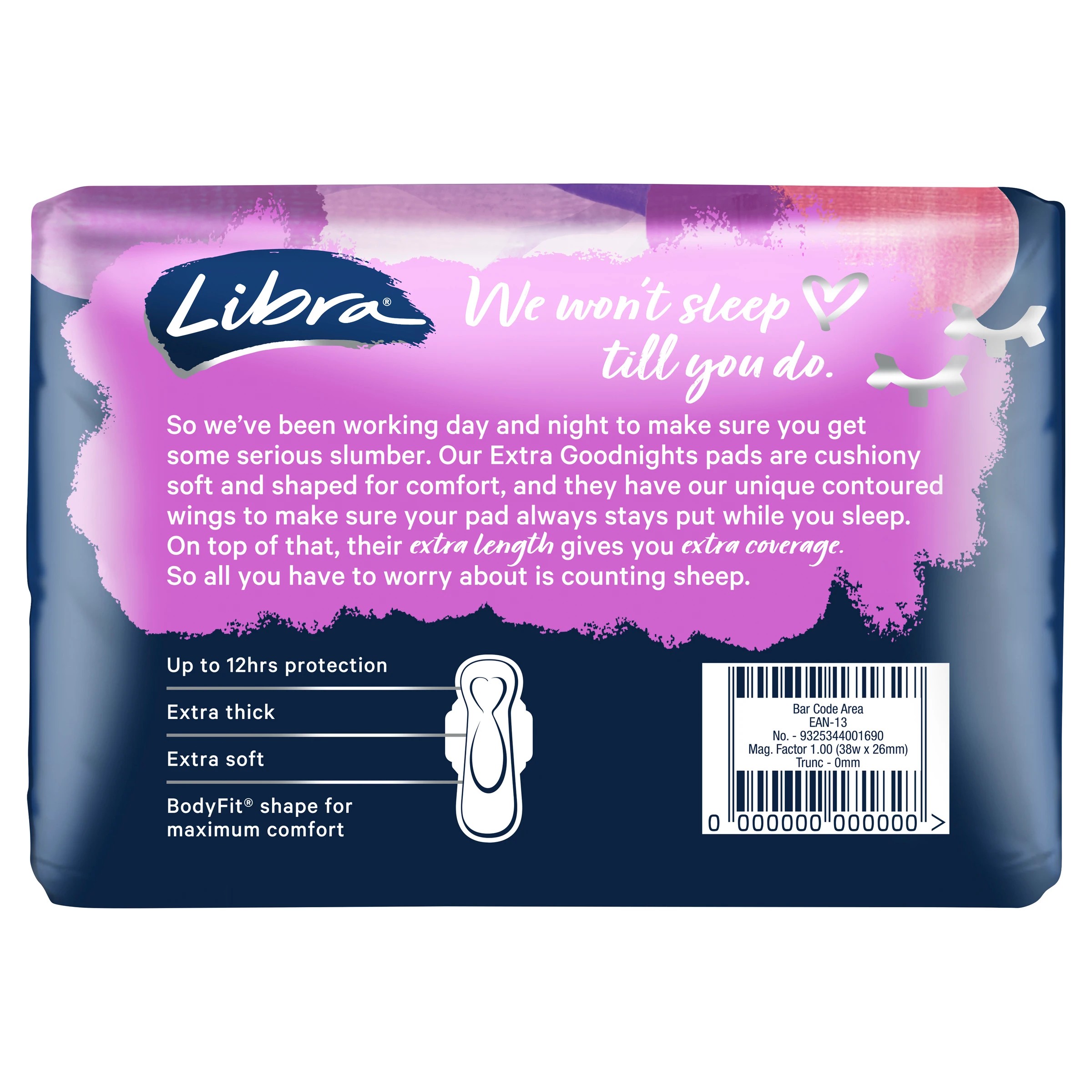 2 Libra 10 Pack Extra Goodnights Pads, 2 of 2