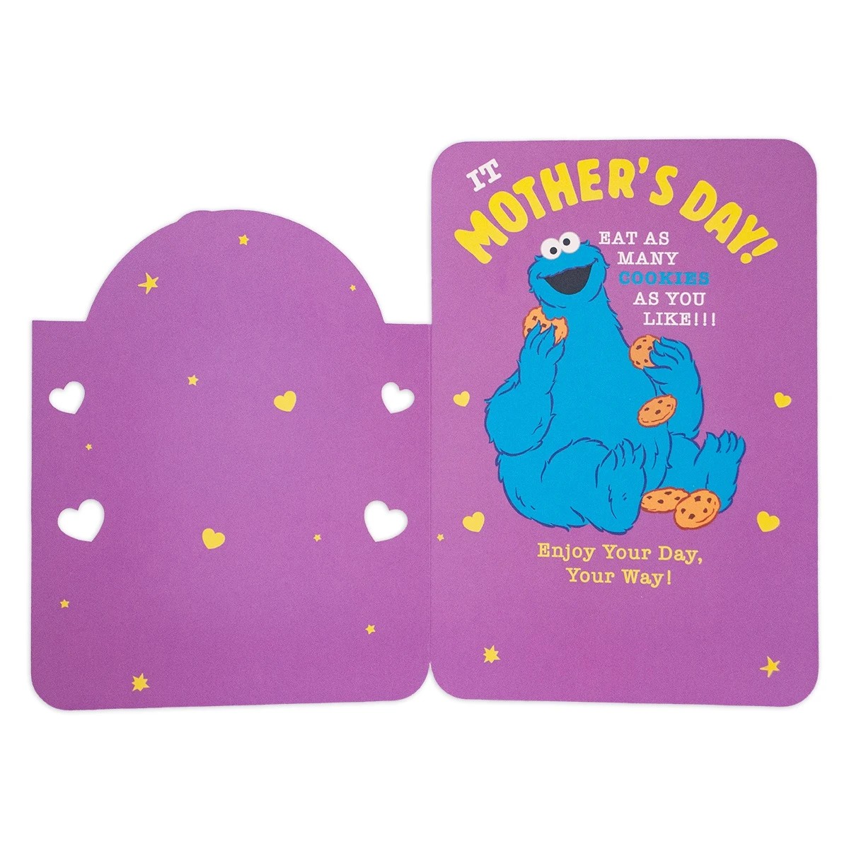 2 Hallmark Sesame Street Mother's Day Card - Cookie Monster, 2 of 3