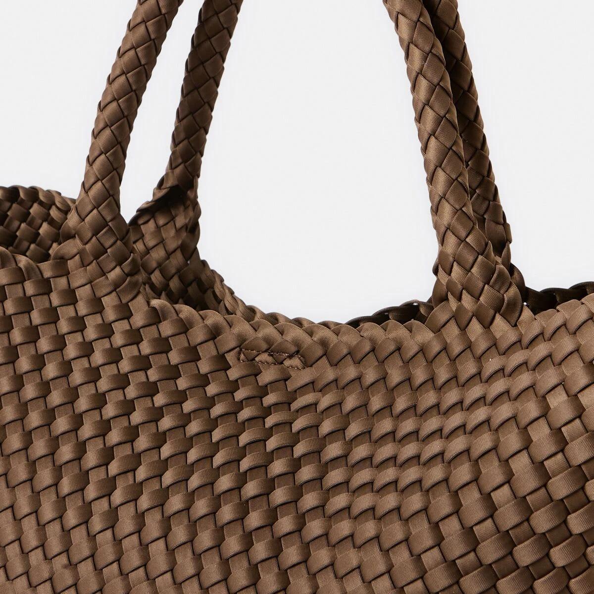 3 Weave Tote Bag RICH MOCHA, 3 of 5